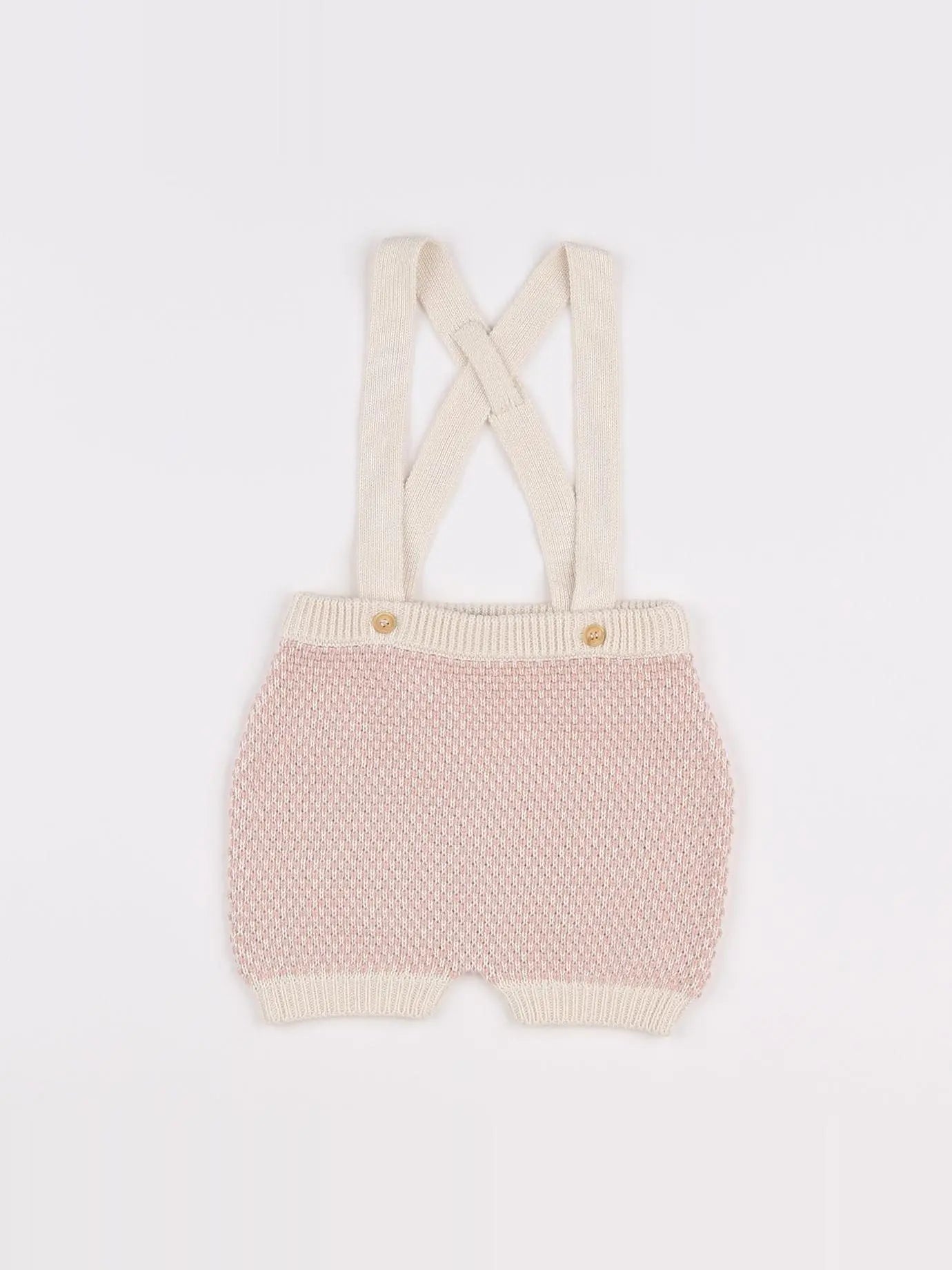 Petite Lucette - short beige, rose - 18 mois