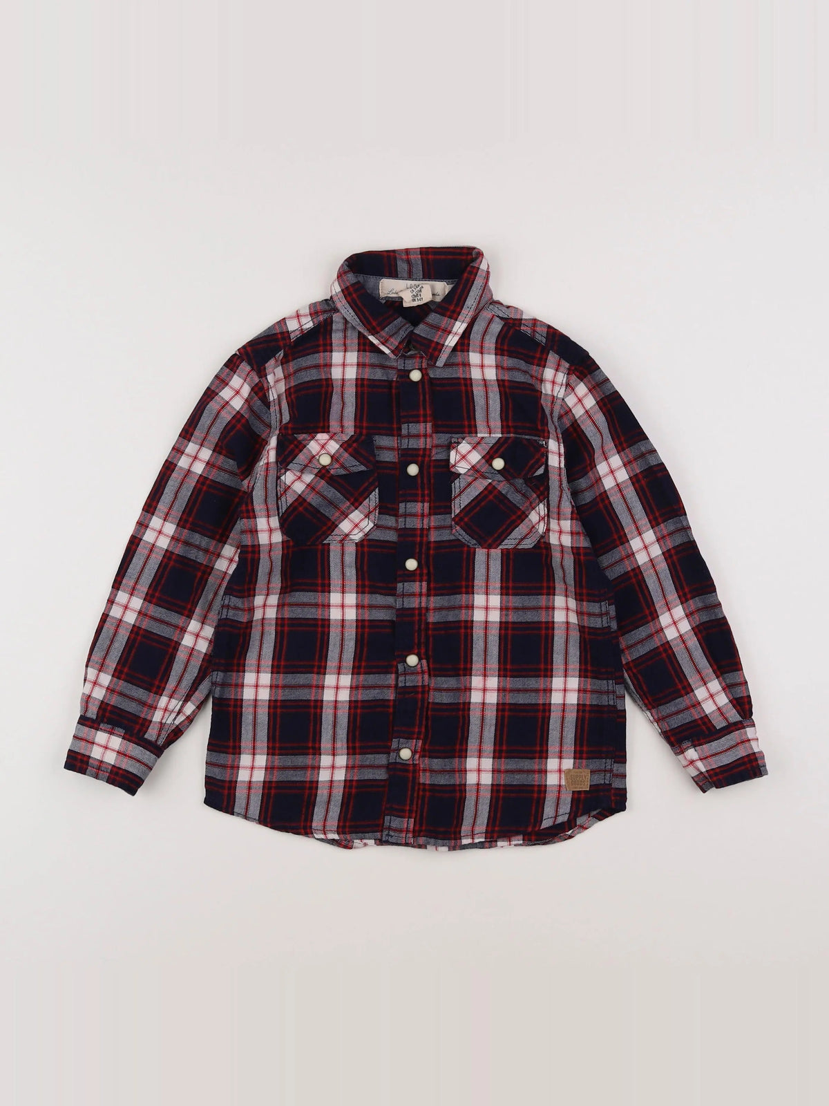 H&M - chemise bleu - 6 ans