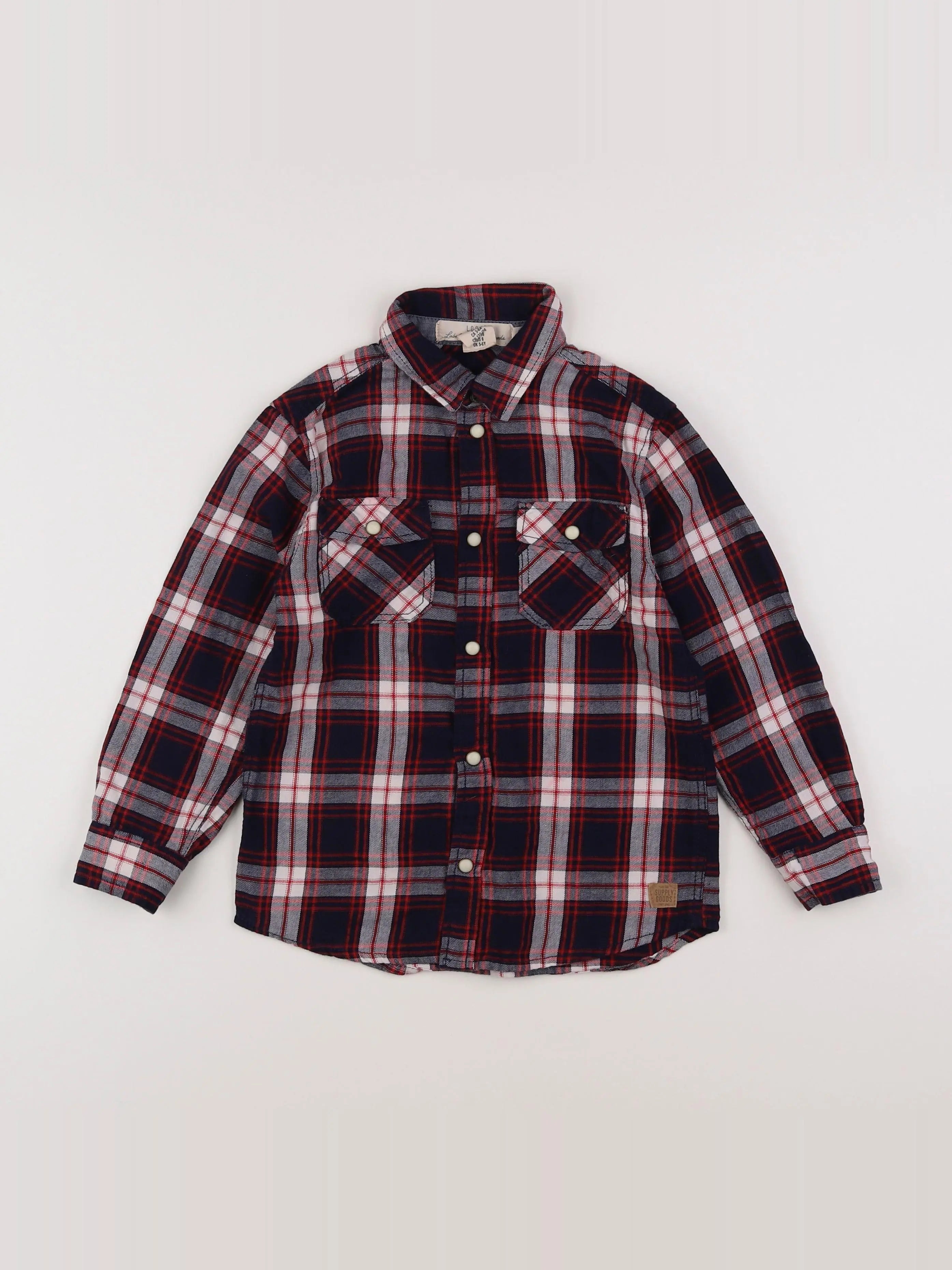 H&M - chemise bleu - 6 ans