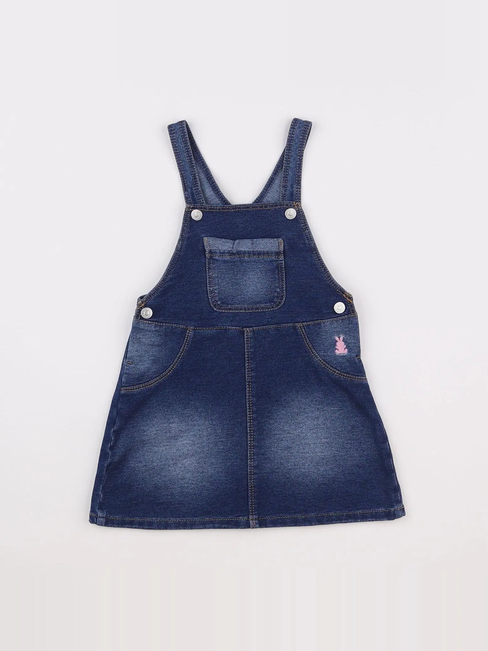 Benetton - robe bleu - 18 mois à 2 ans