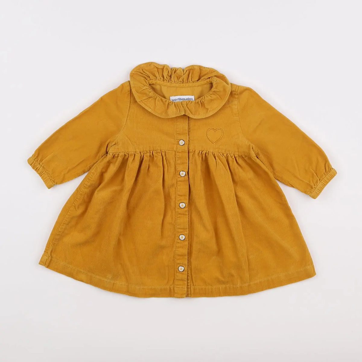 Vertbaudet - robe jaune - 6 mois