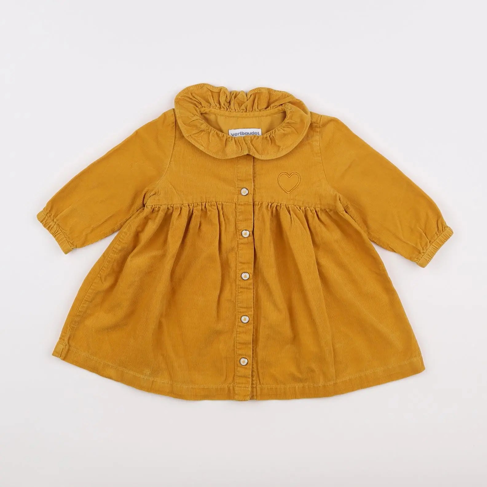 Vertbaudet - robe jaune - 6 mois