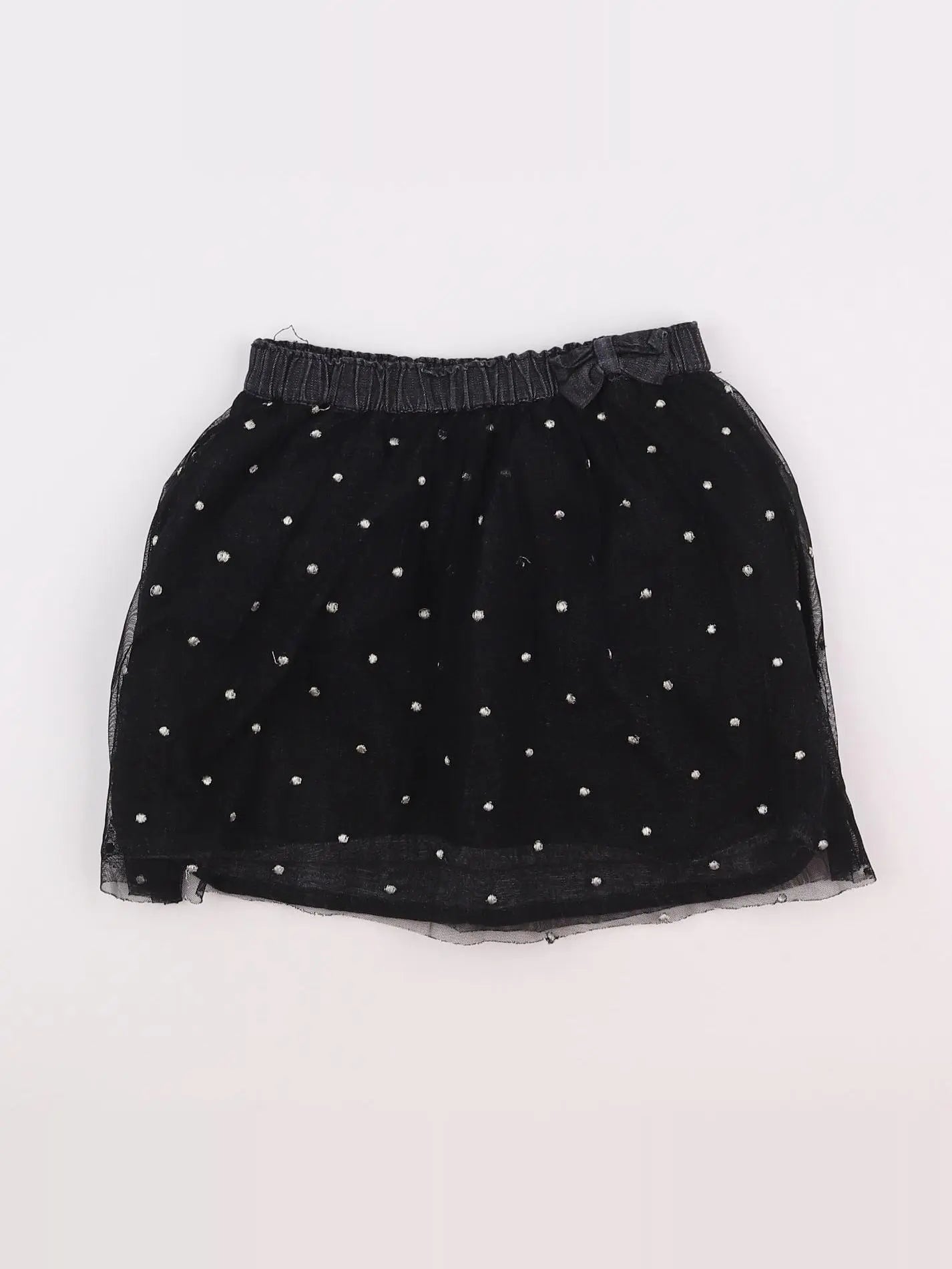 IKKS - jupe noir, argent - 8 ans