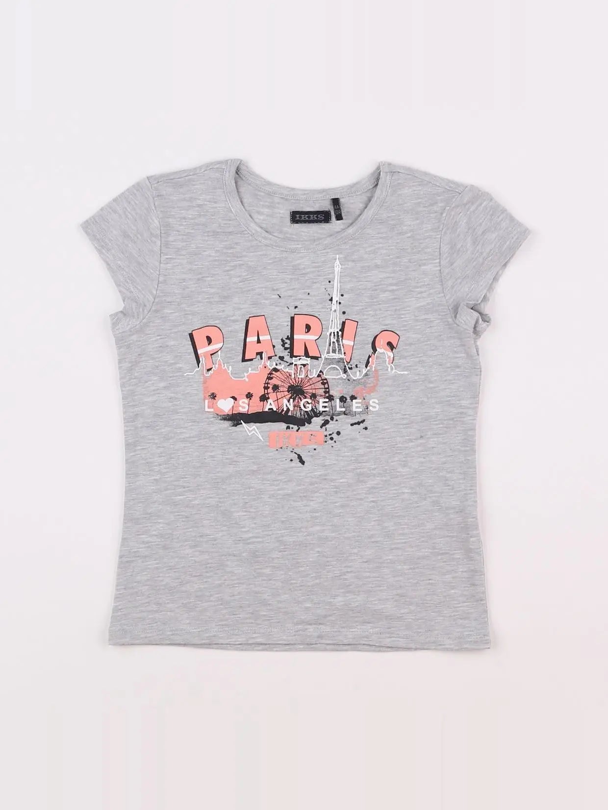 IKKS - tee-shirt gris - 4 ans