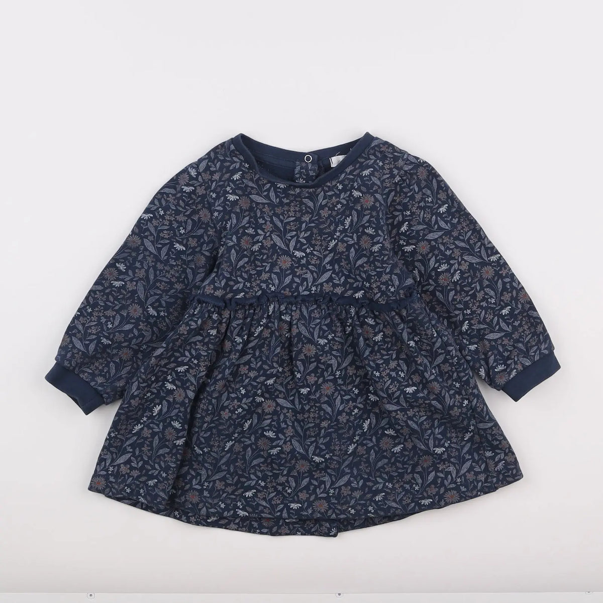 Vertbaudet - robe bleu - 18 mois