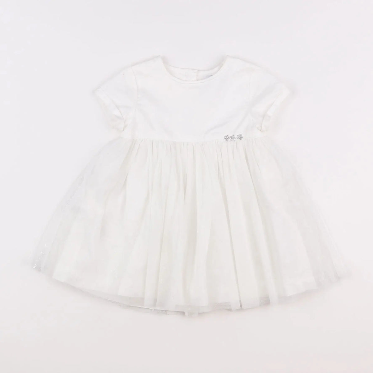 Vertbaudet - robe blanc - 18 mois