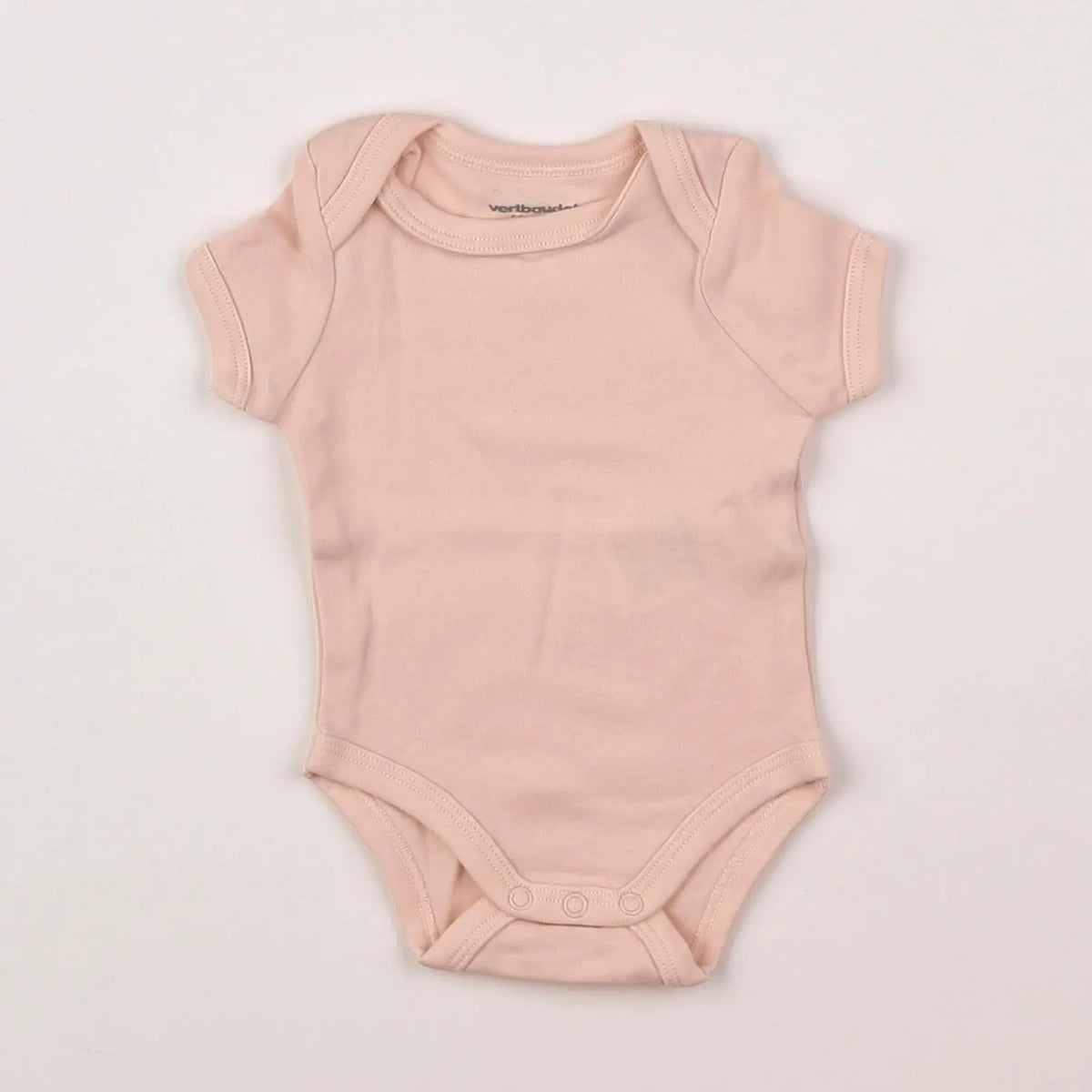Vertbaudet - body rose - 1 mois