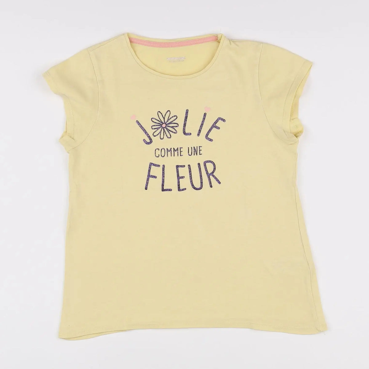 Vertbaudet - tee-shirt jaune - 10 ans