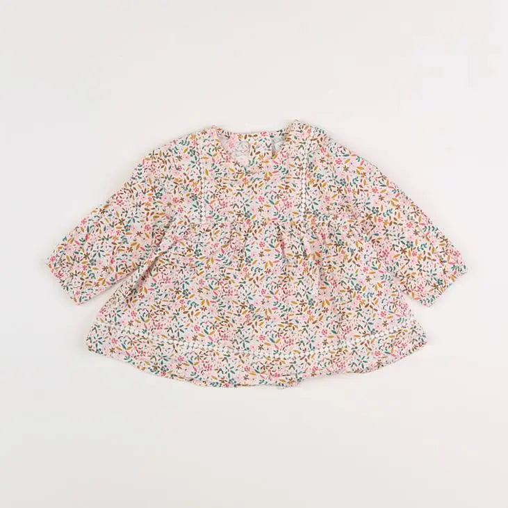Vertbaudet - blouse multicolore - 6 mois