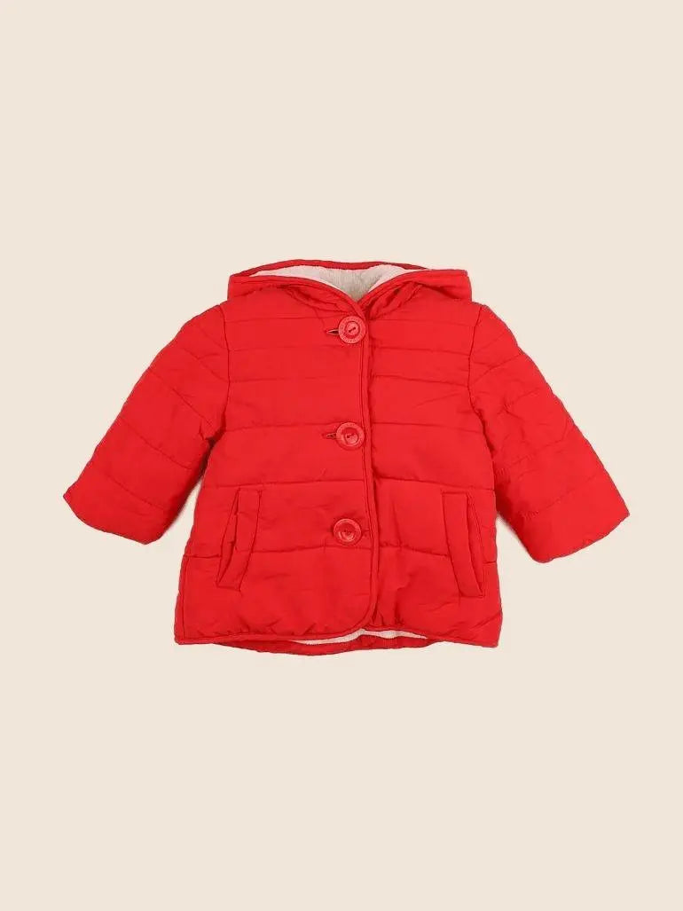 Vertbaudet - doudoune rose - 9 mois