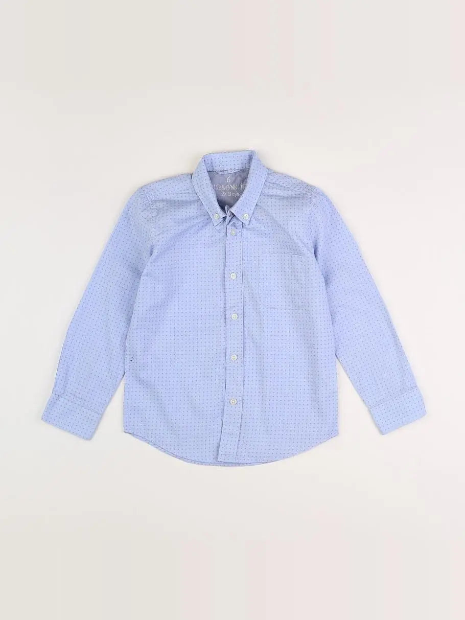 Buissonnière - chemise bleu - 6 ans