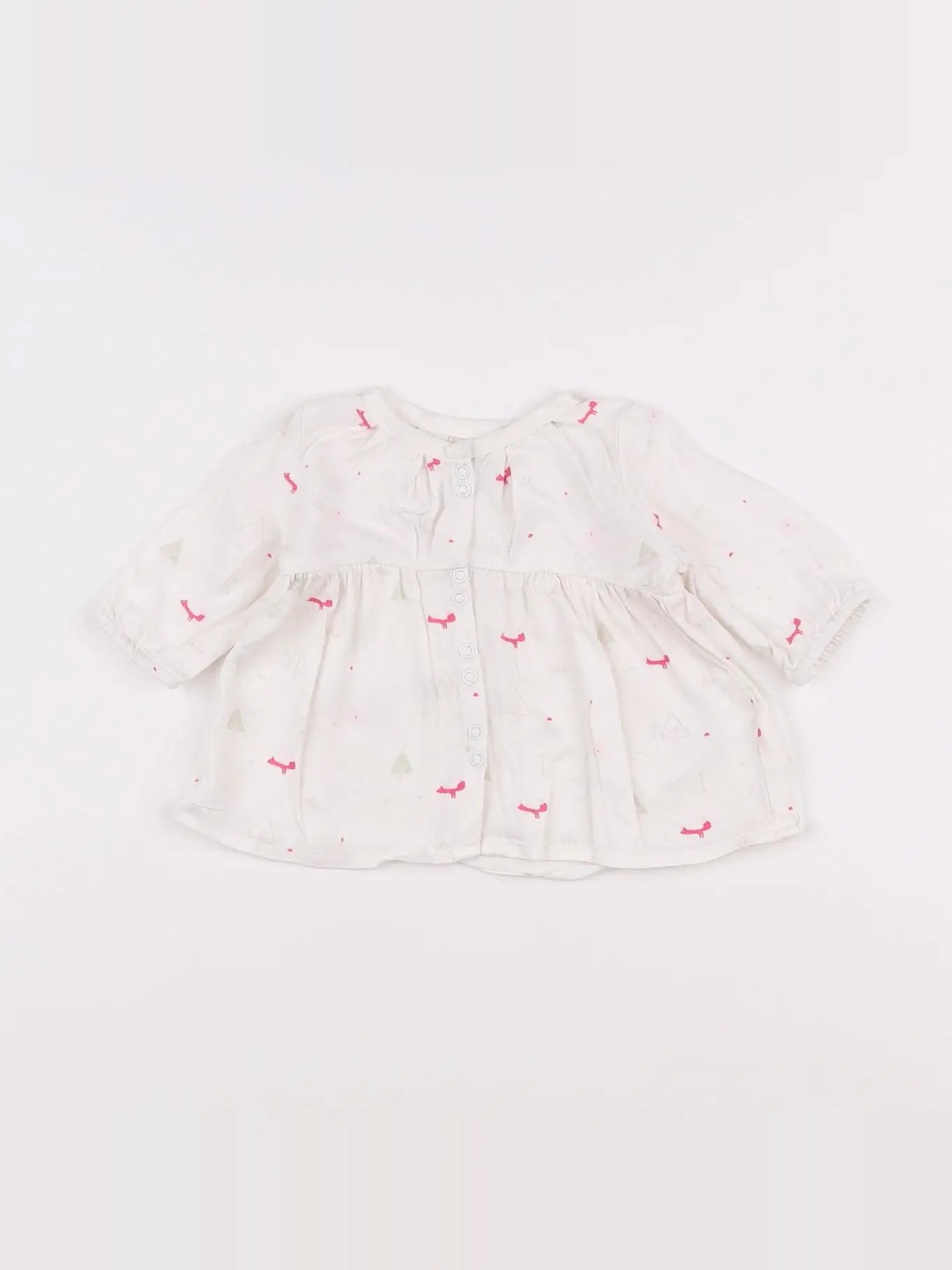 Vertbaudet - blouse blanc - 1 mois