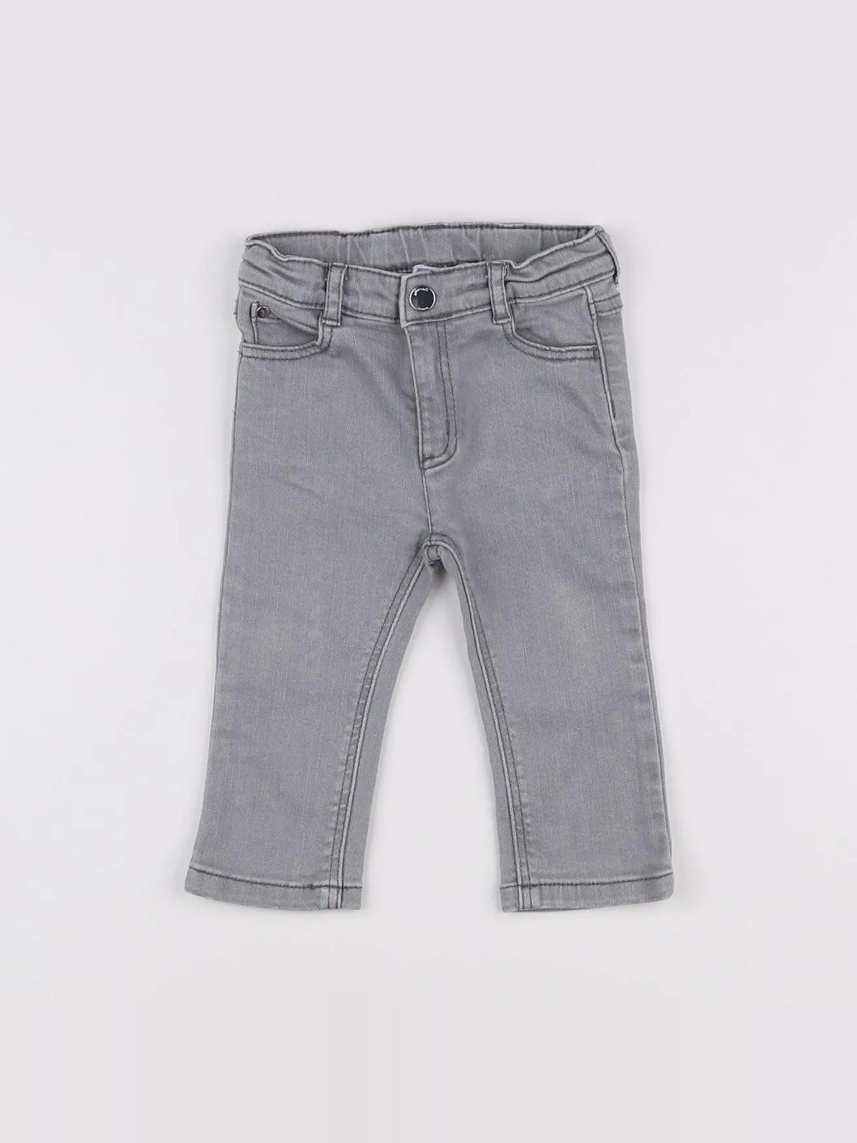 Jacadi - jean gris - 12 mois