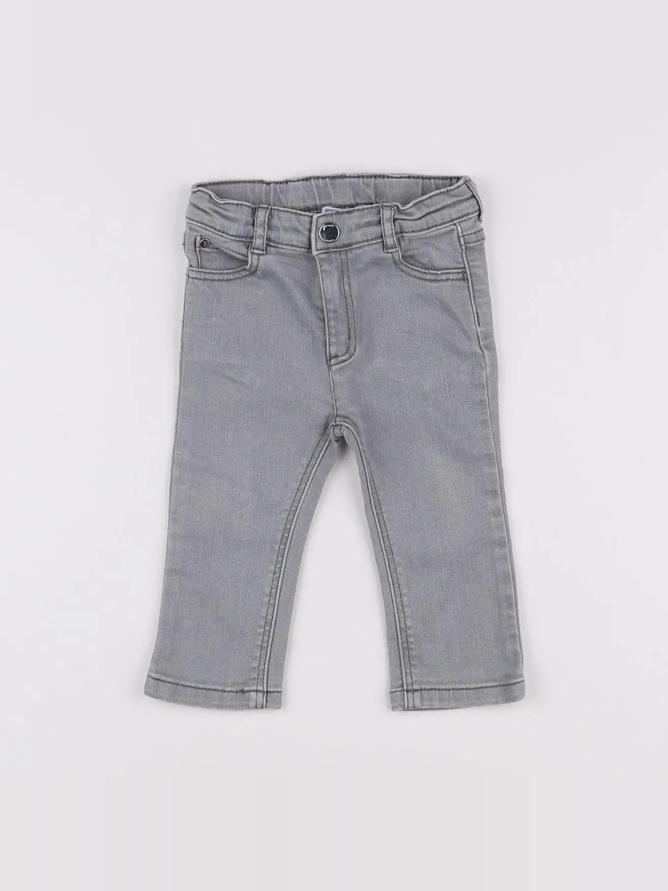 Jacadi - jean gris - 12 mois