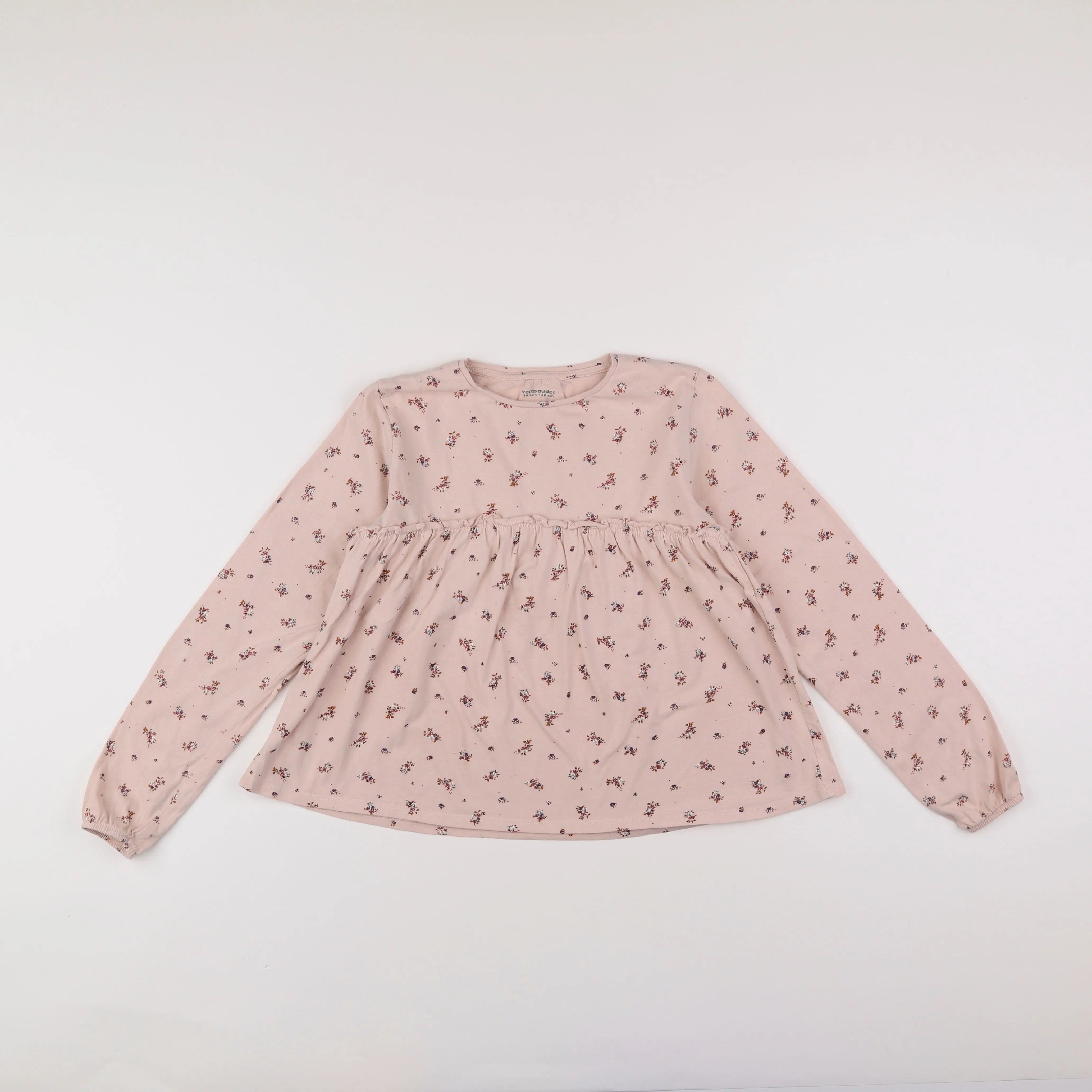 Vertbaudet - tee-shirt rose - 10 ans