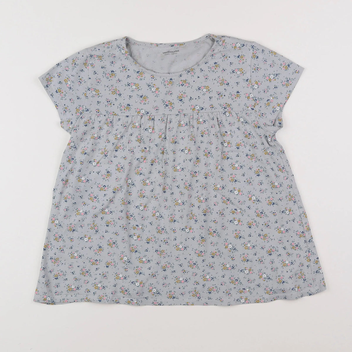 Vertbaudet - tee-shirt bleu - 10 ans