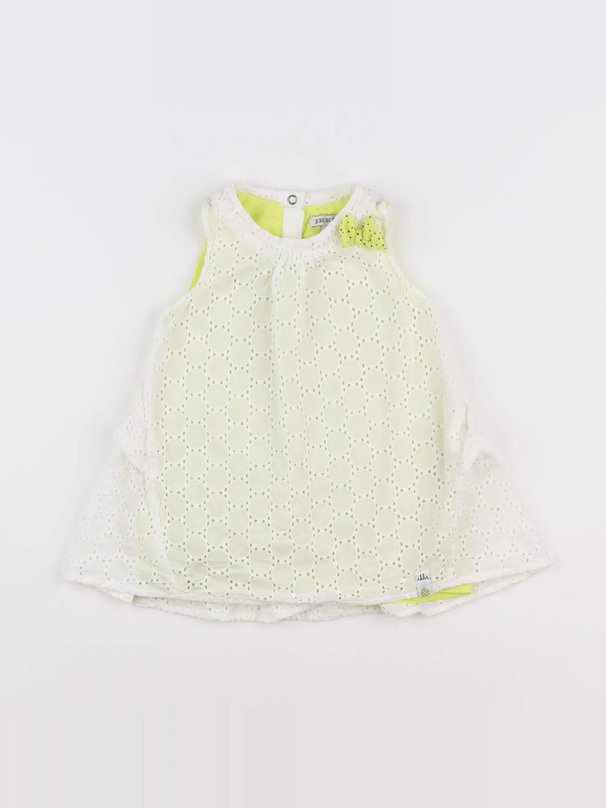 IKKS - robe blanc, jaune - 12 mois