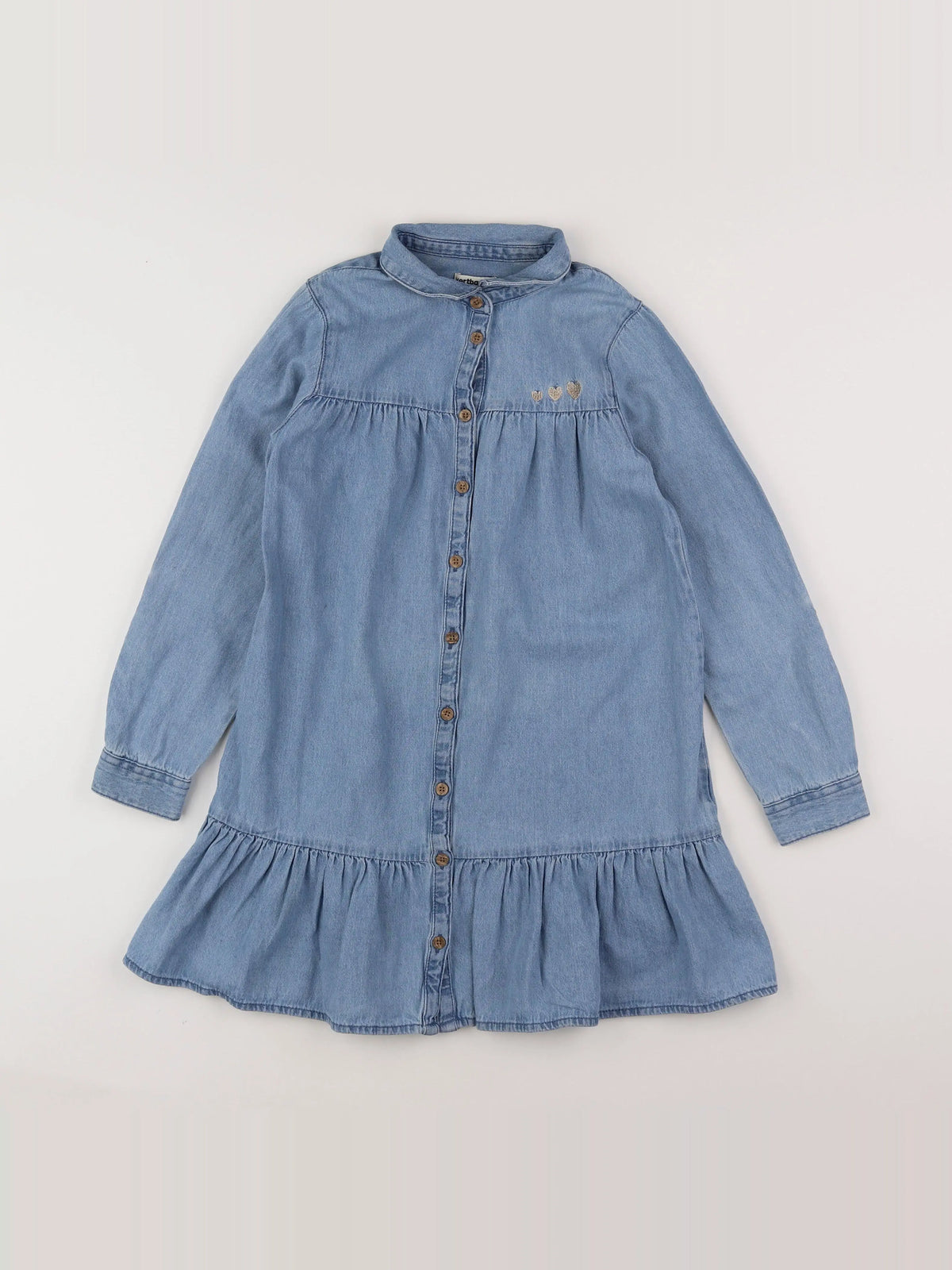 Vertbaudet - robe bleu - 9 ans