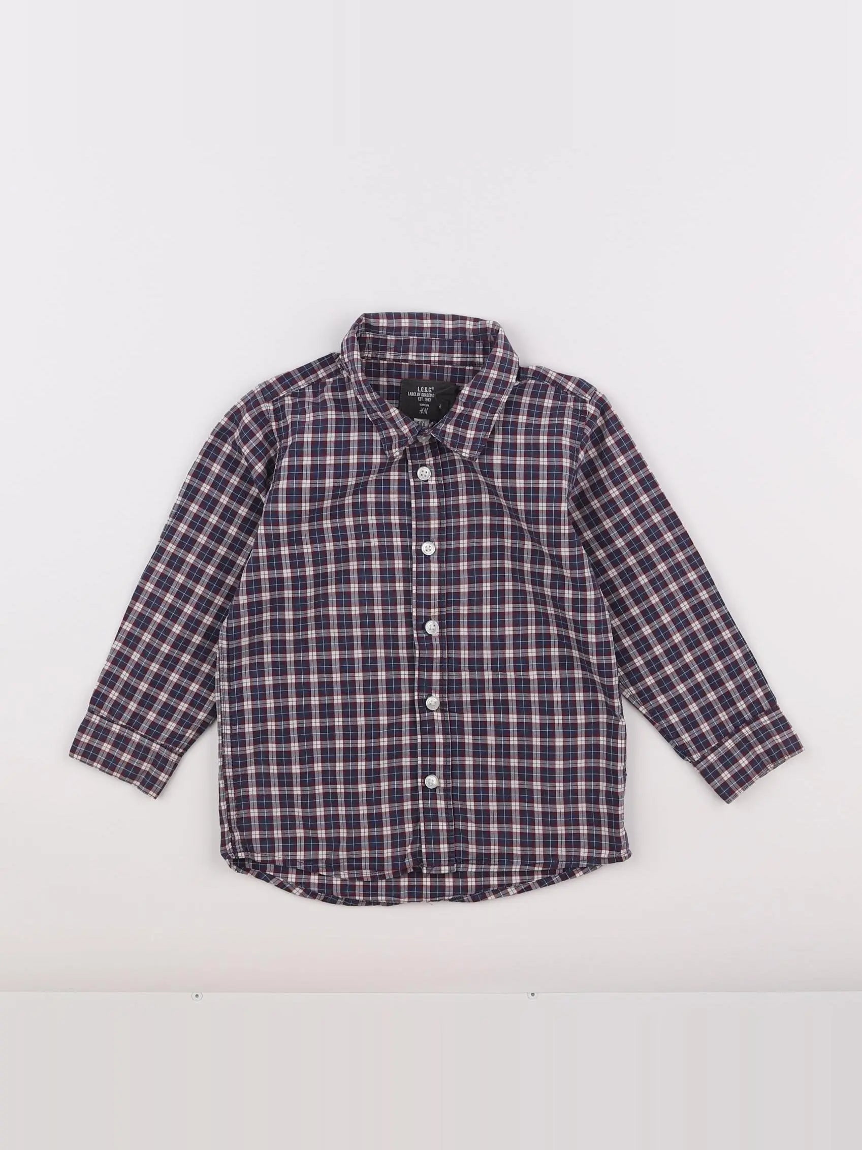 H&M - chemise multicolore - 18 mois à 2 ans
