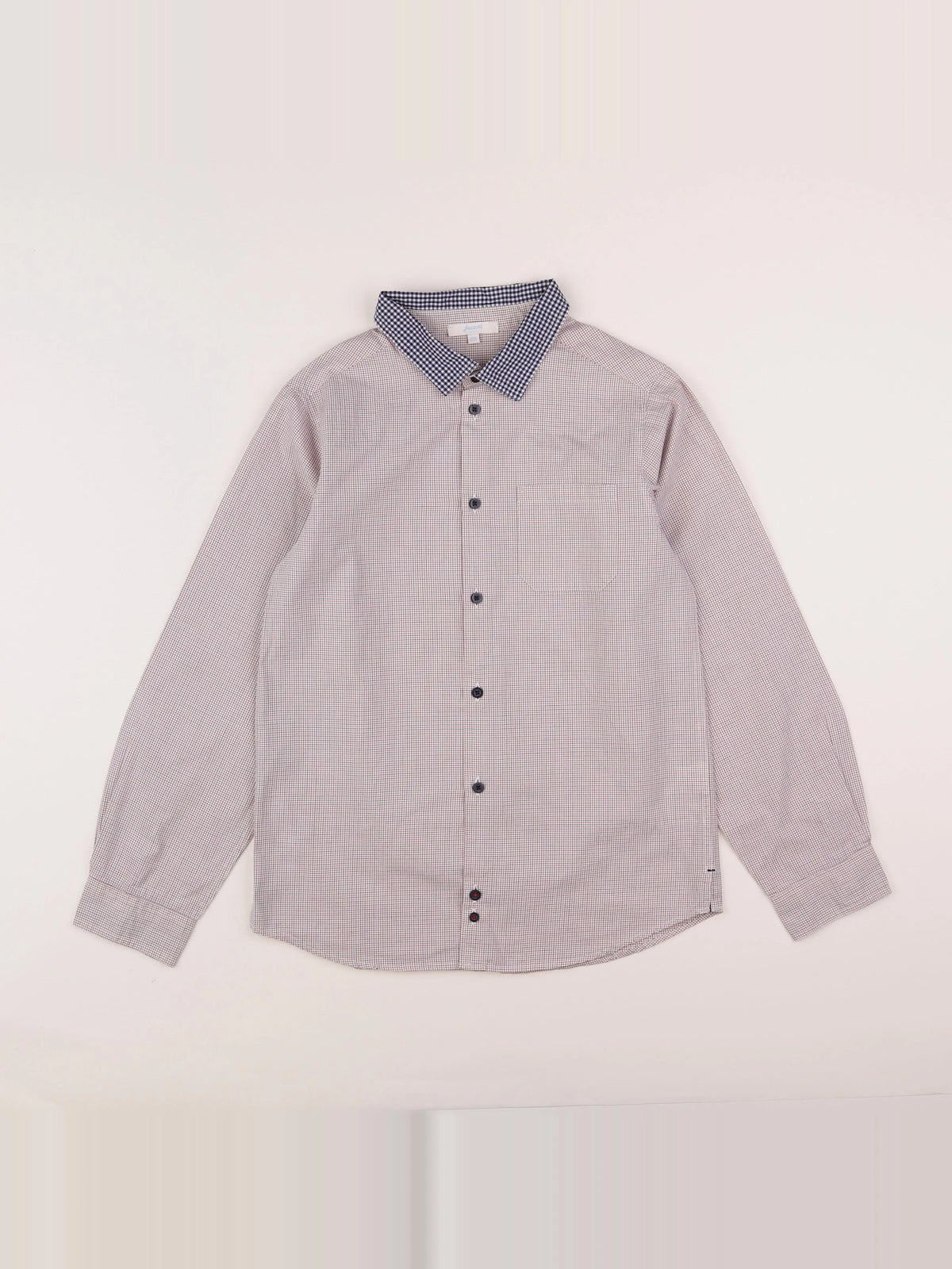 Jacadi - chemise bleu, rouge - 12 ans