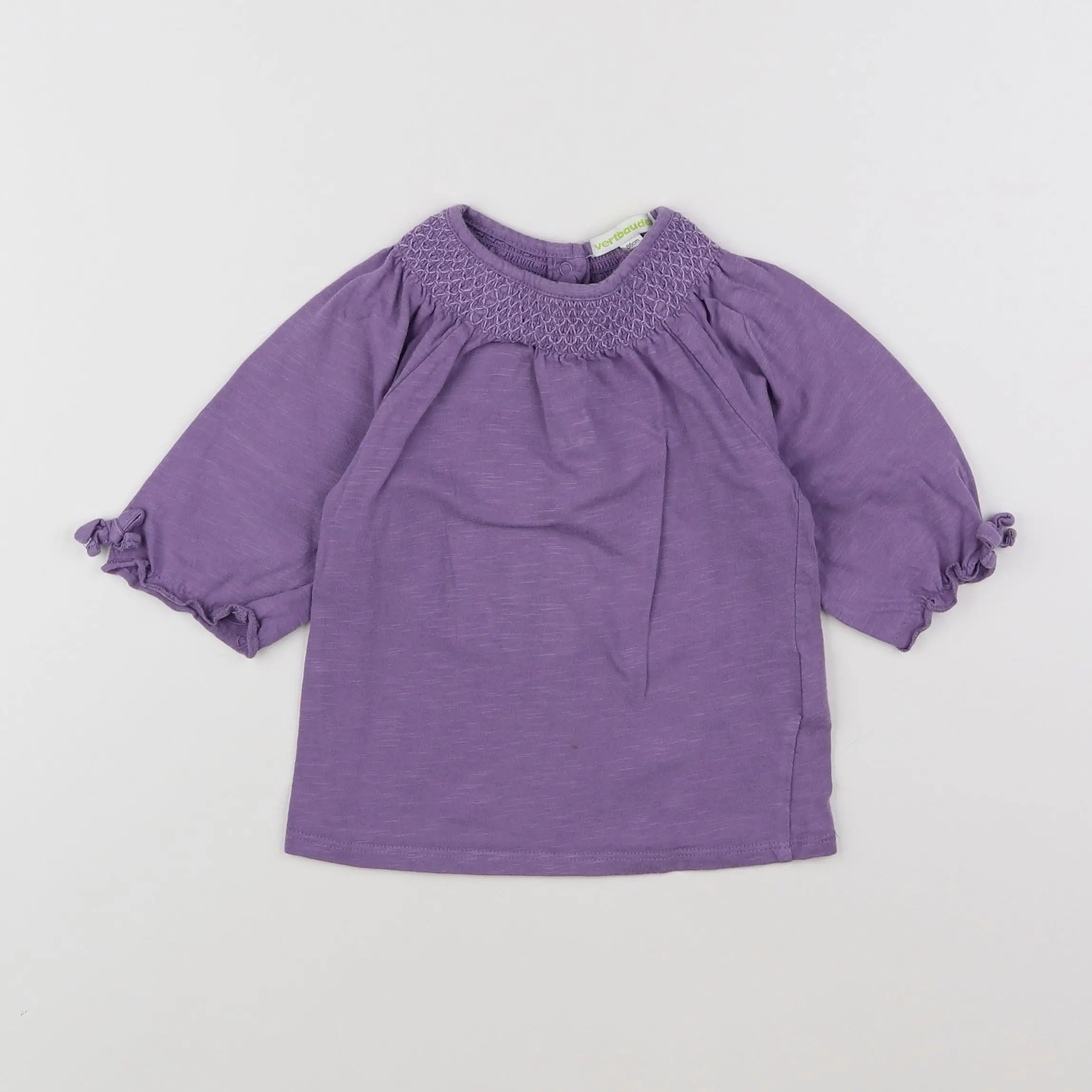 Vertbaudet - tee-shirt violet - 2 ans