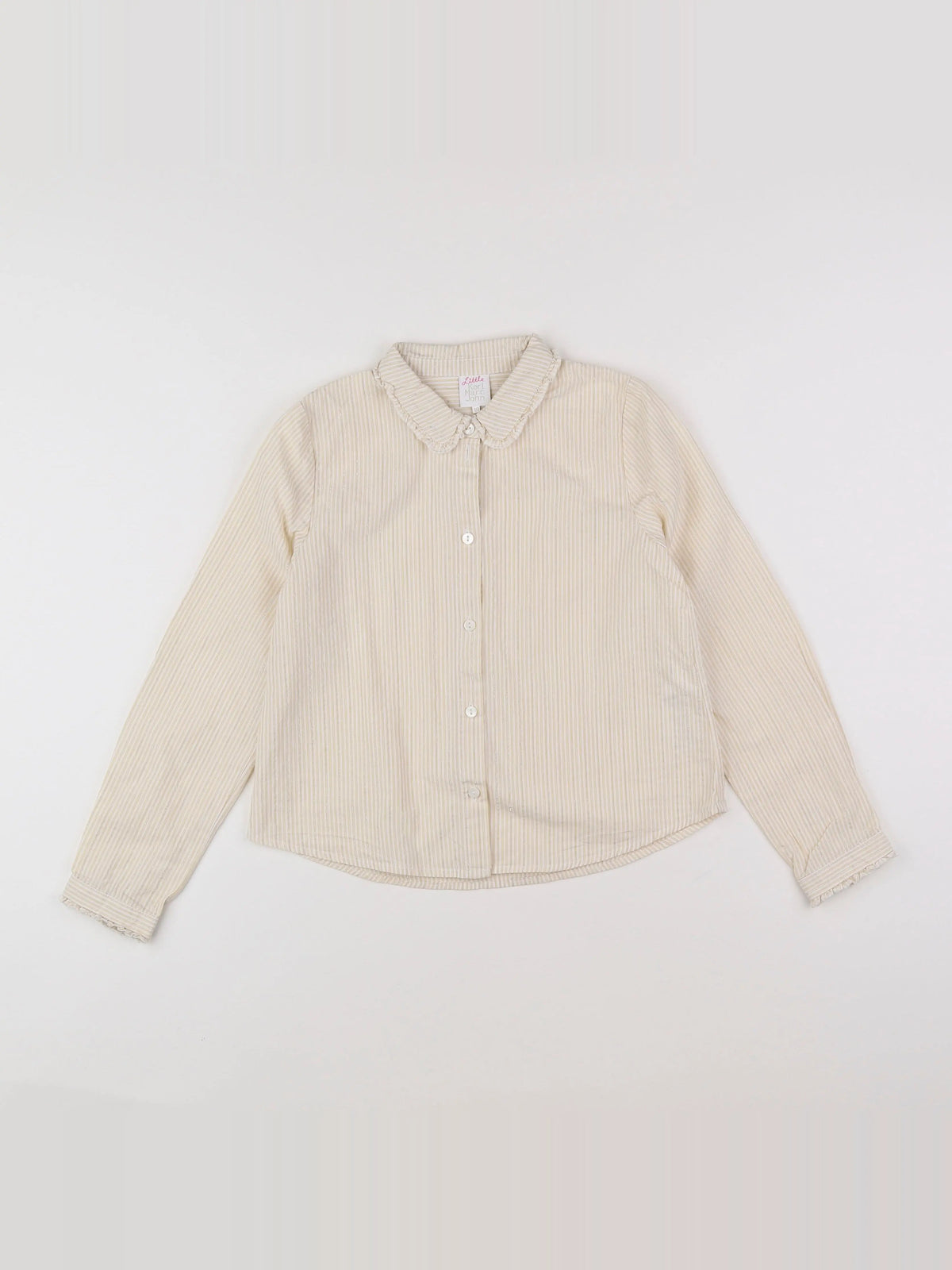 Little Karl Marc John - blouse beige, or - 10 ans