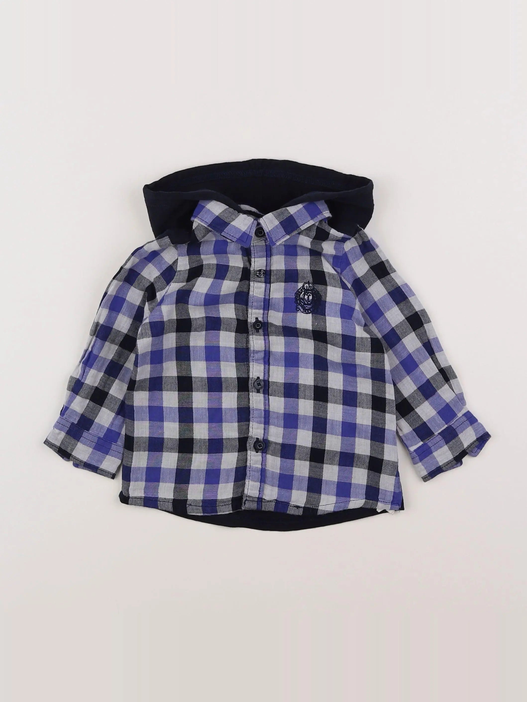 IKKS - chemise bleu - 12 mois