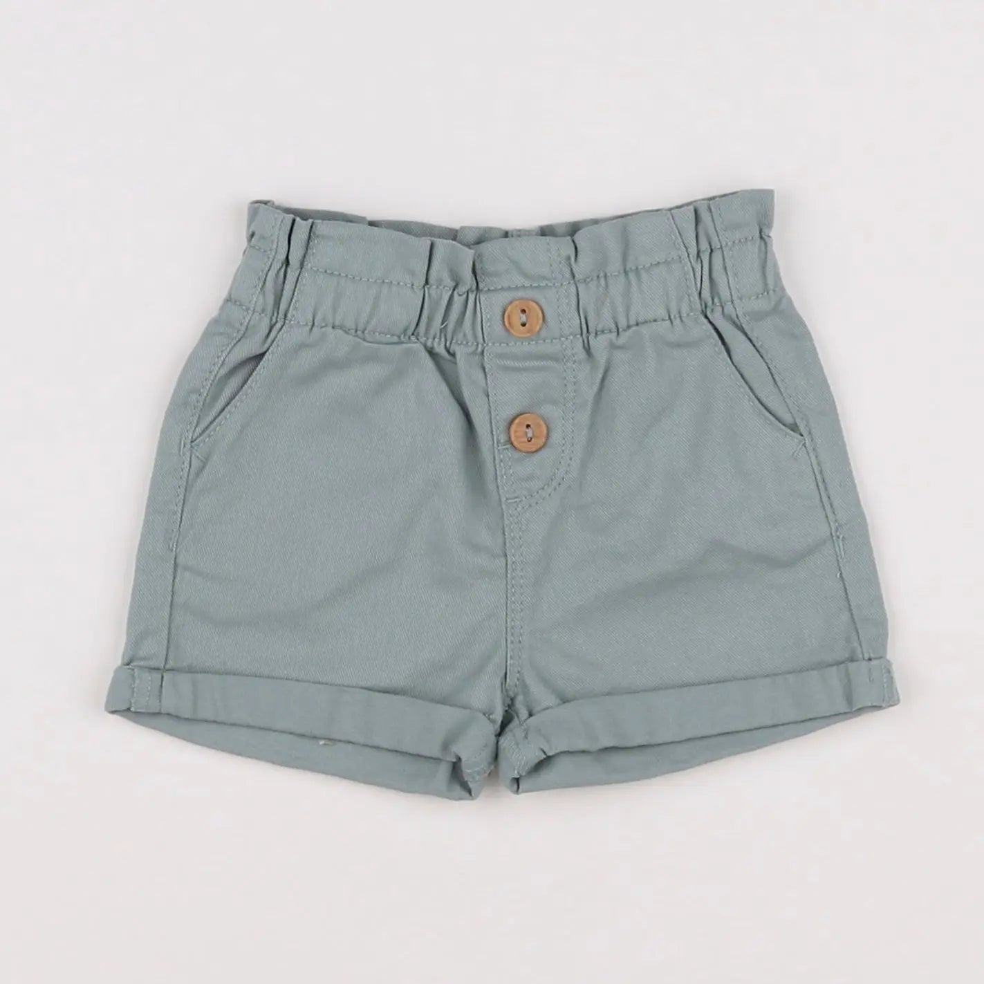 Vertbaudet - short vert - 6 mois