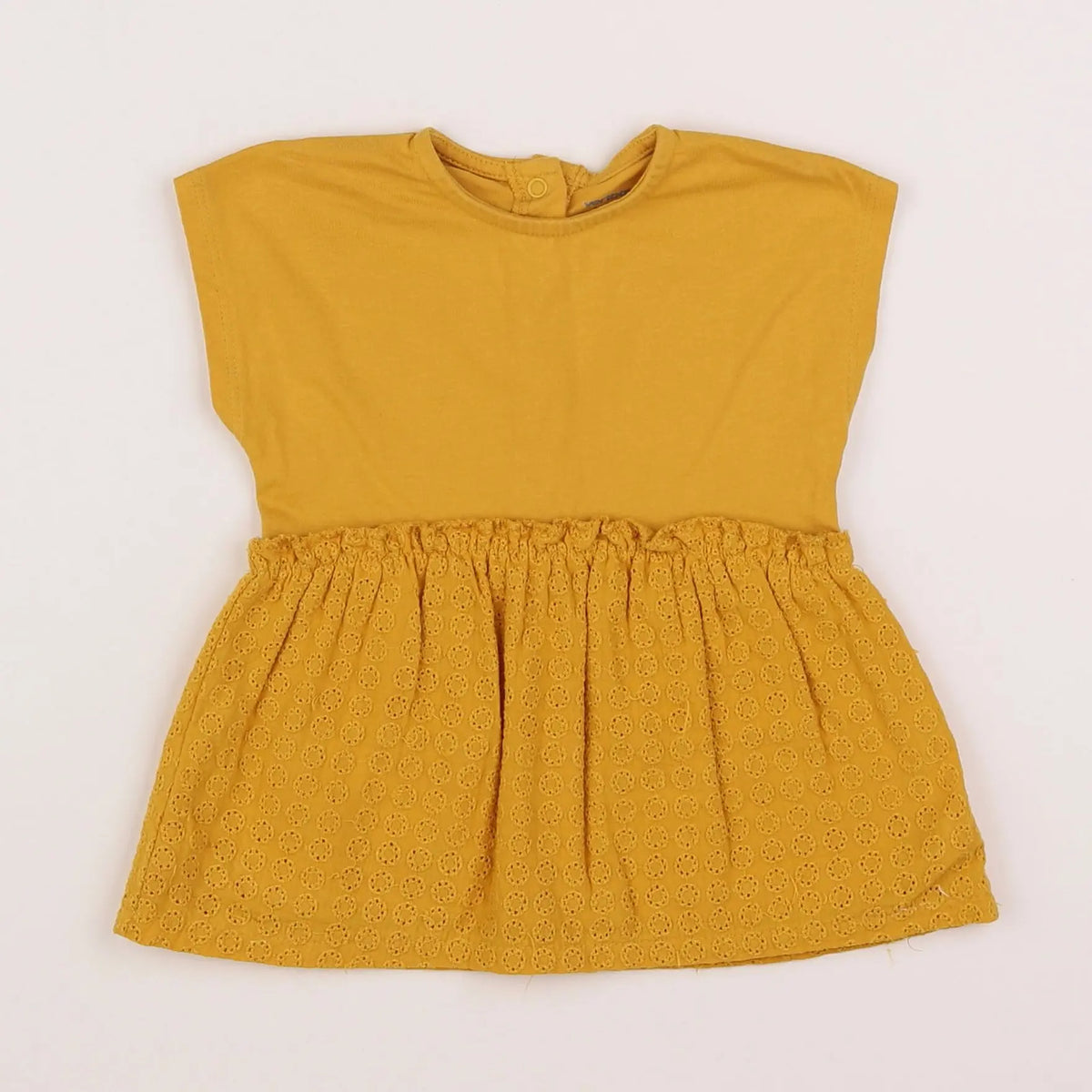 Vertbaudet - robe jaune - 3 mois