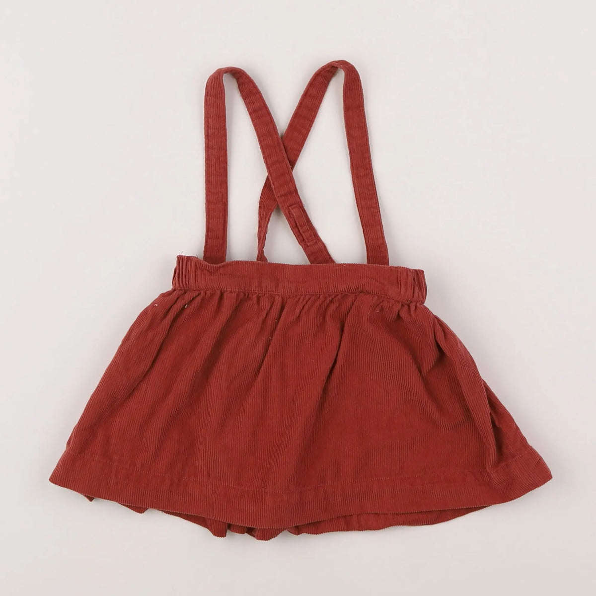 Vertbaudet - jupe rouge - 18 mois