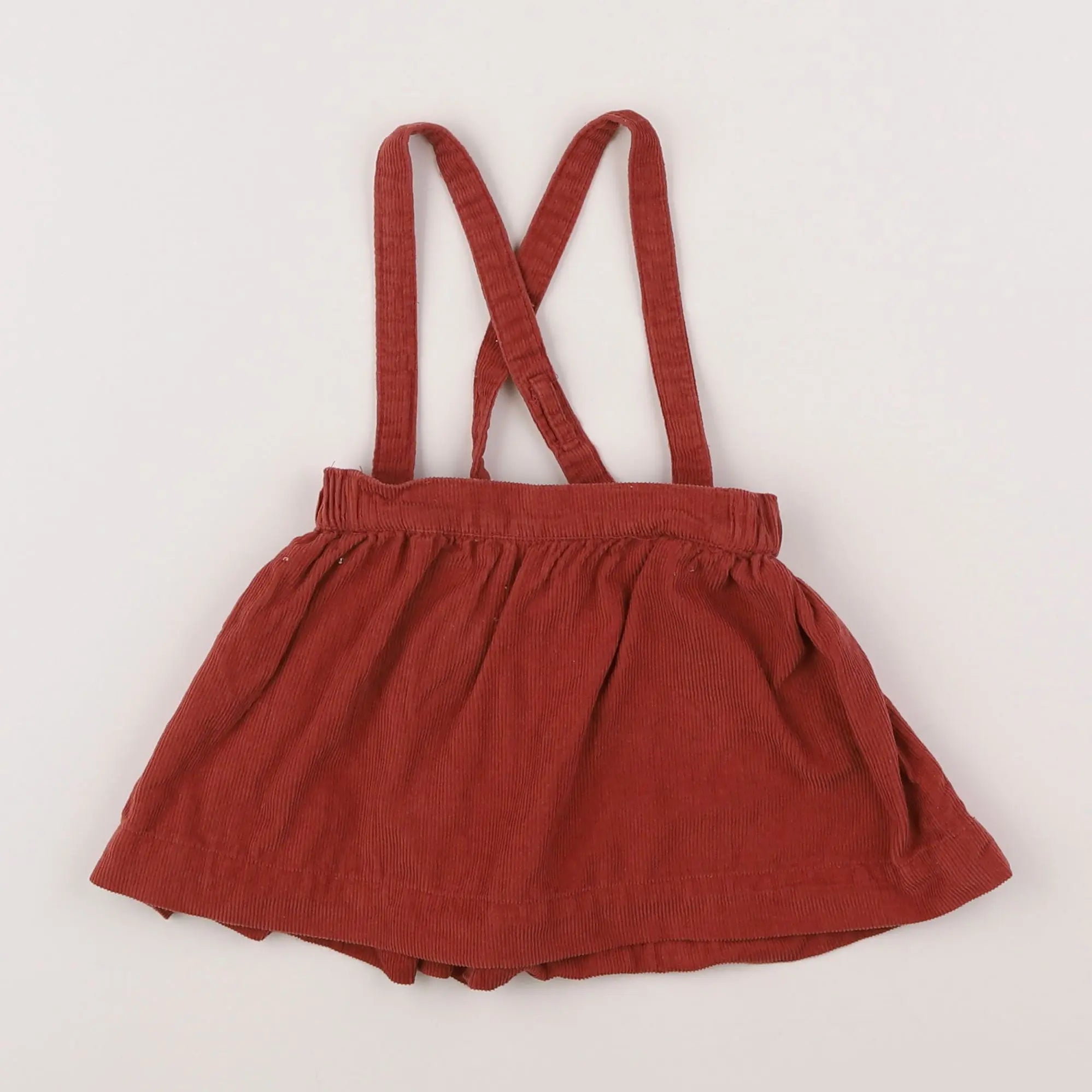 Vertbaudet - jupe rouge - 18 mois