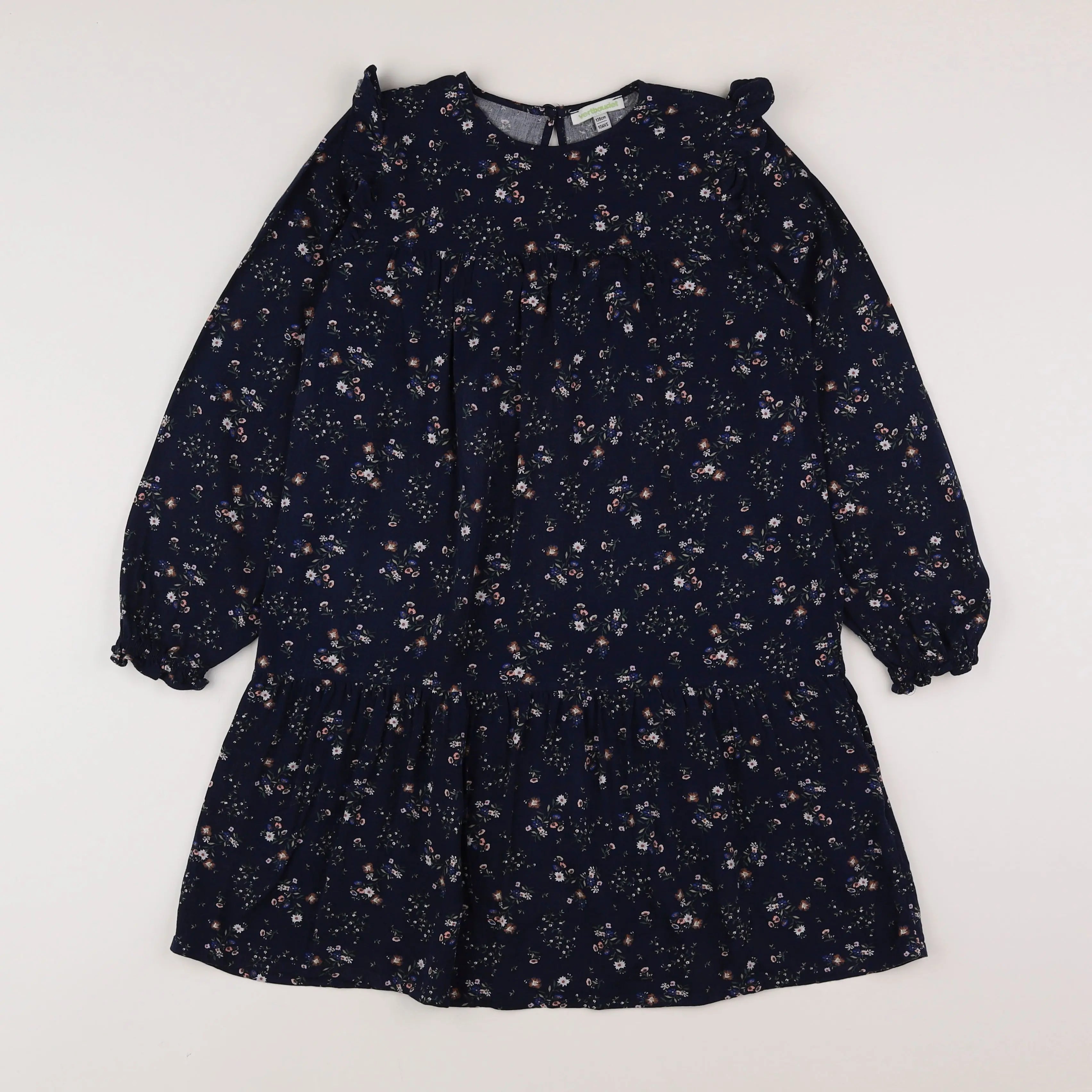 Vertbaudet - robe bleu - 10 ans