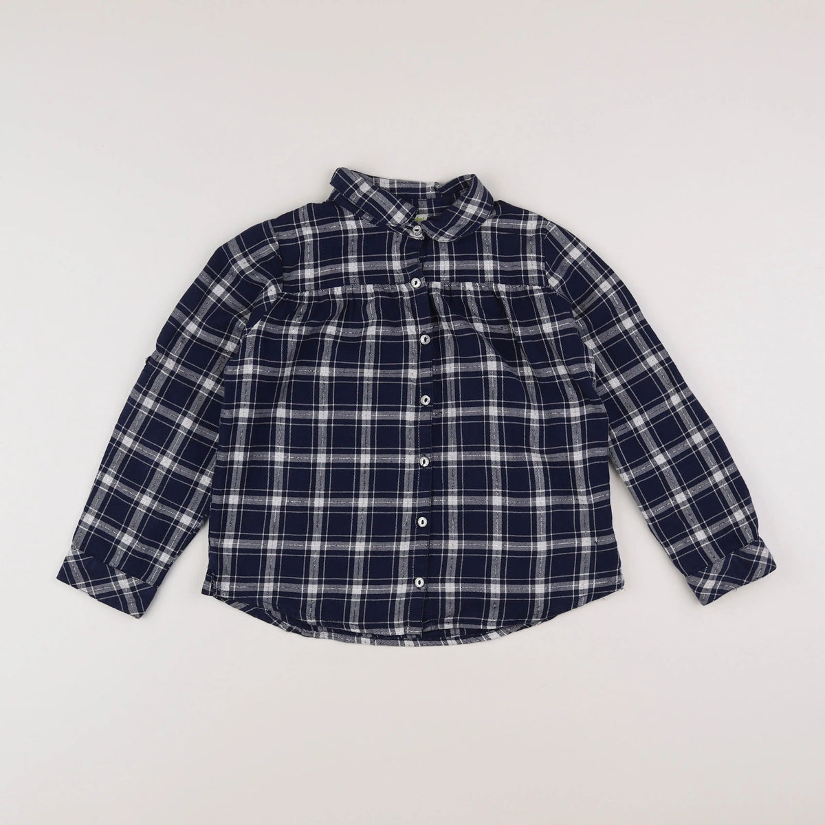Vertbaudet - blouse bleu - 8 ans