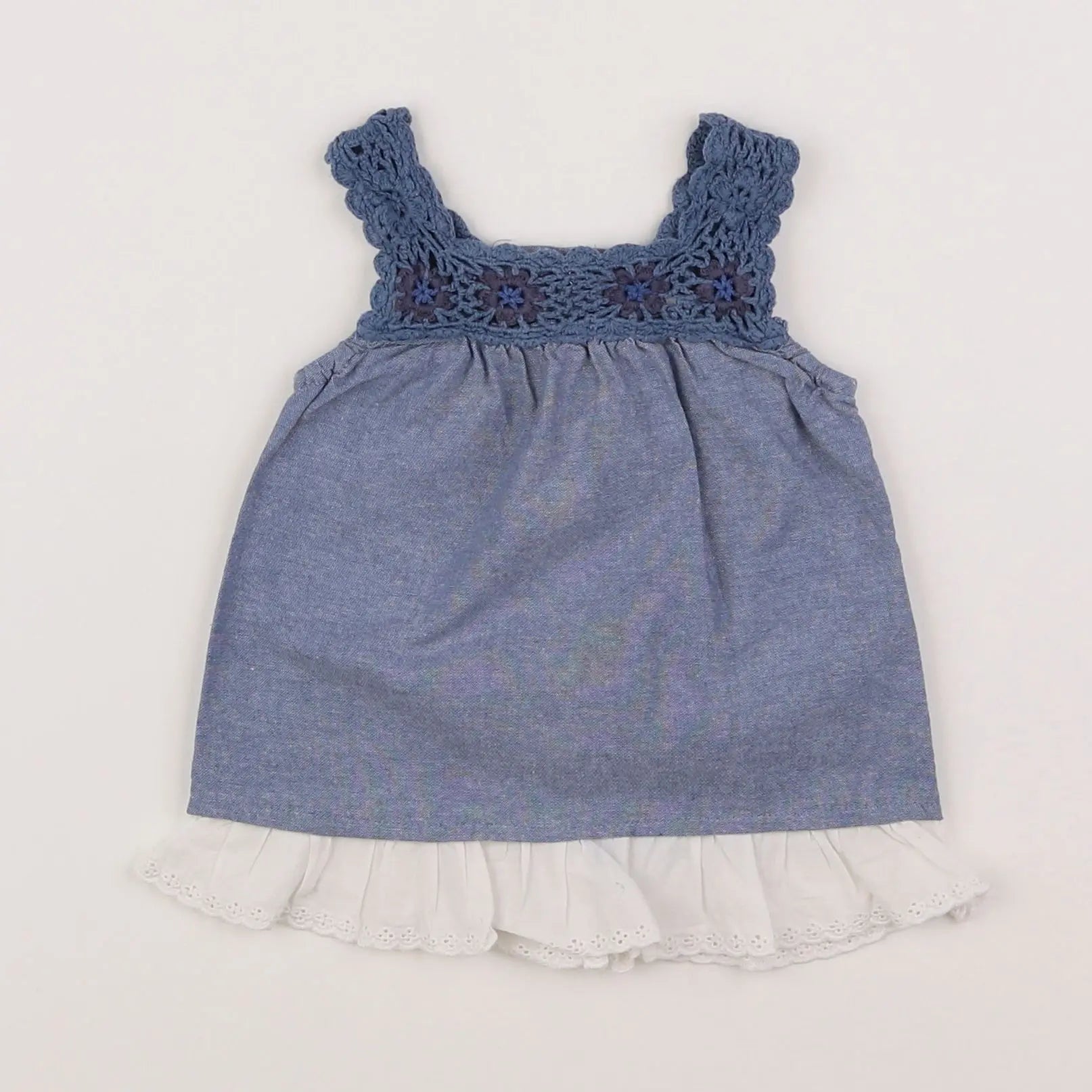 Vertbaudet - robe bleu - 3 mois