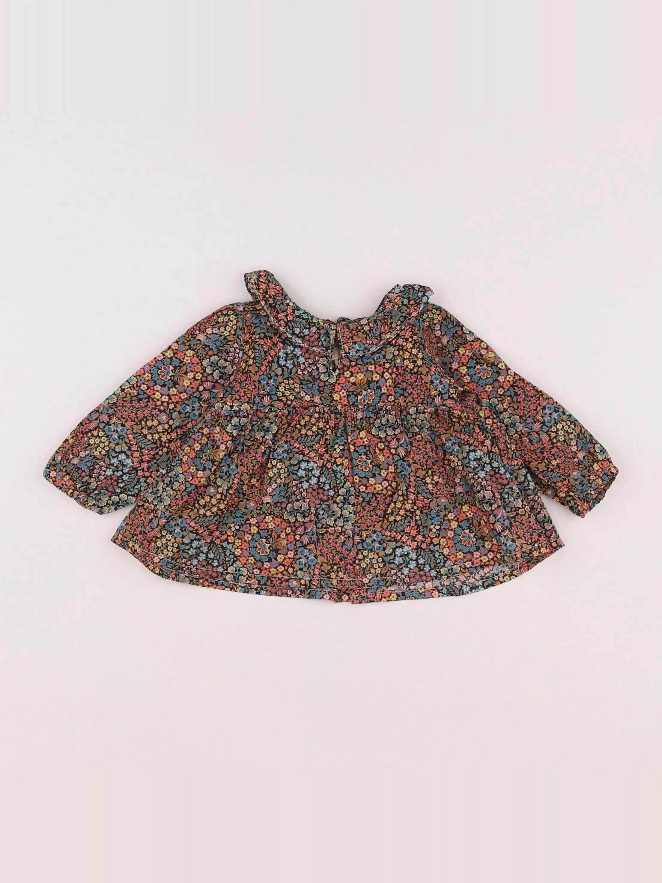Bonton - blouse multicolore - 6 mois