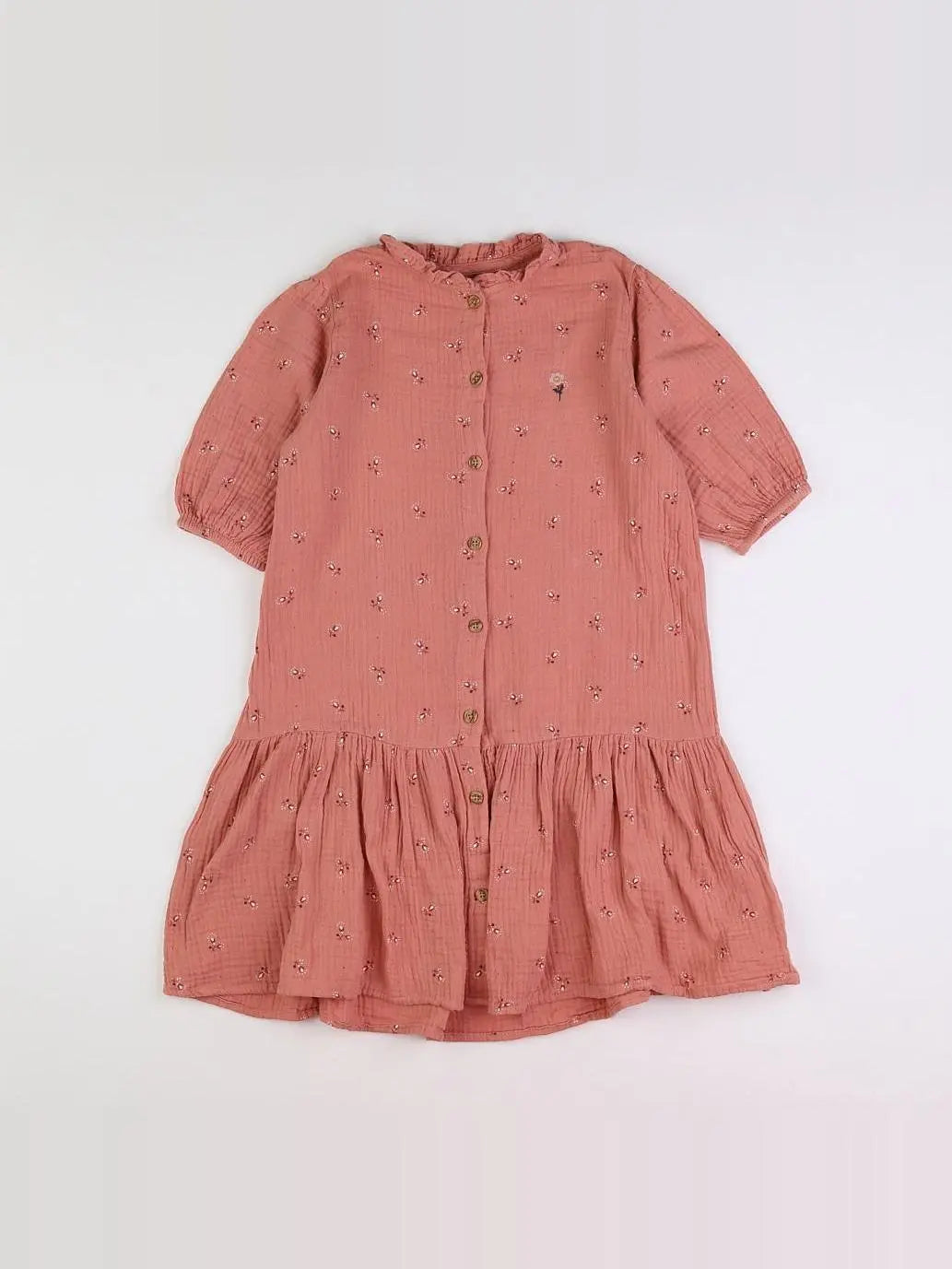 Vertbaudet - robe rose - 10 ans