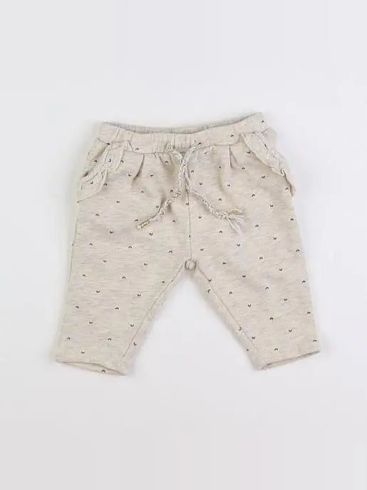 Vertbaudet - jogging beige - 6 mois