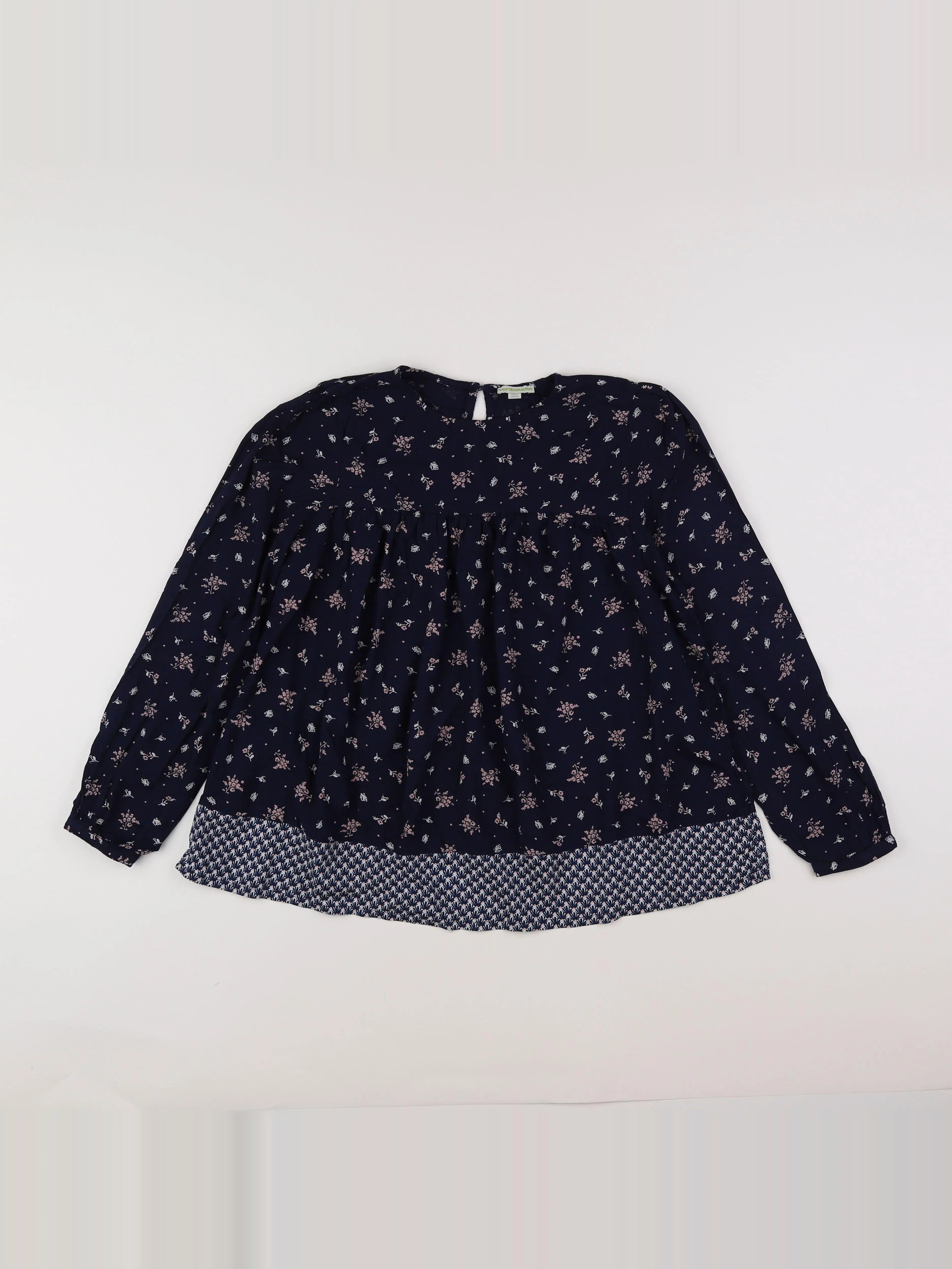 Vertbaudet - blouse bleu - 12 ans