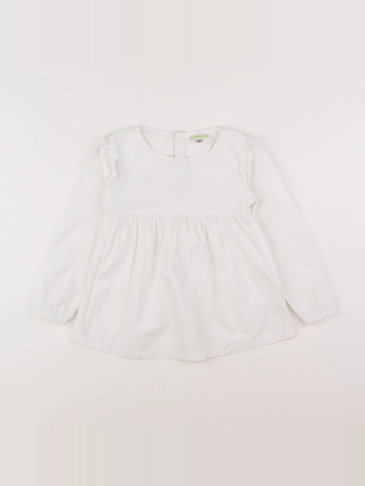 Vertbaudet - blouse blanc - 6 ans