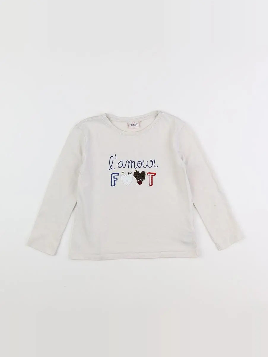 Tape à l'oeil - tee-shirt blanc - 5 ans