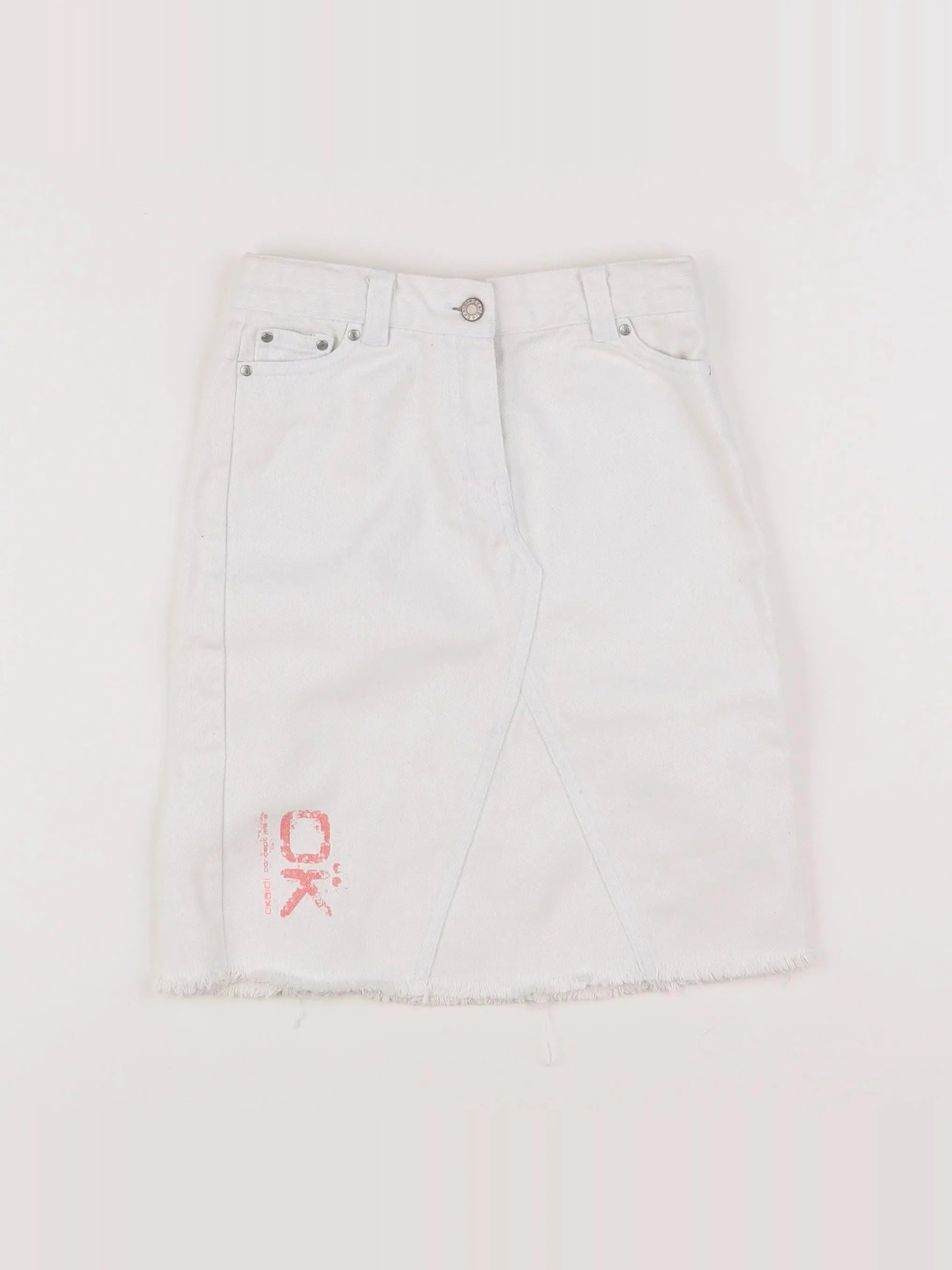 Okaidi - jupe blanc - 3 ans