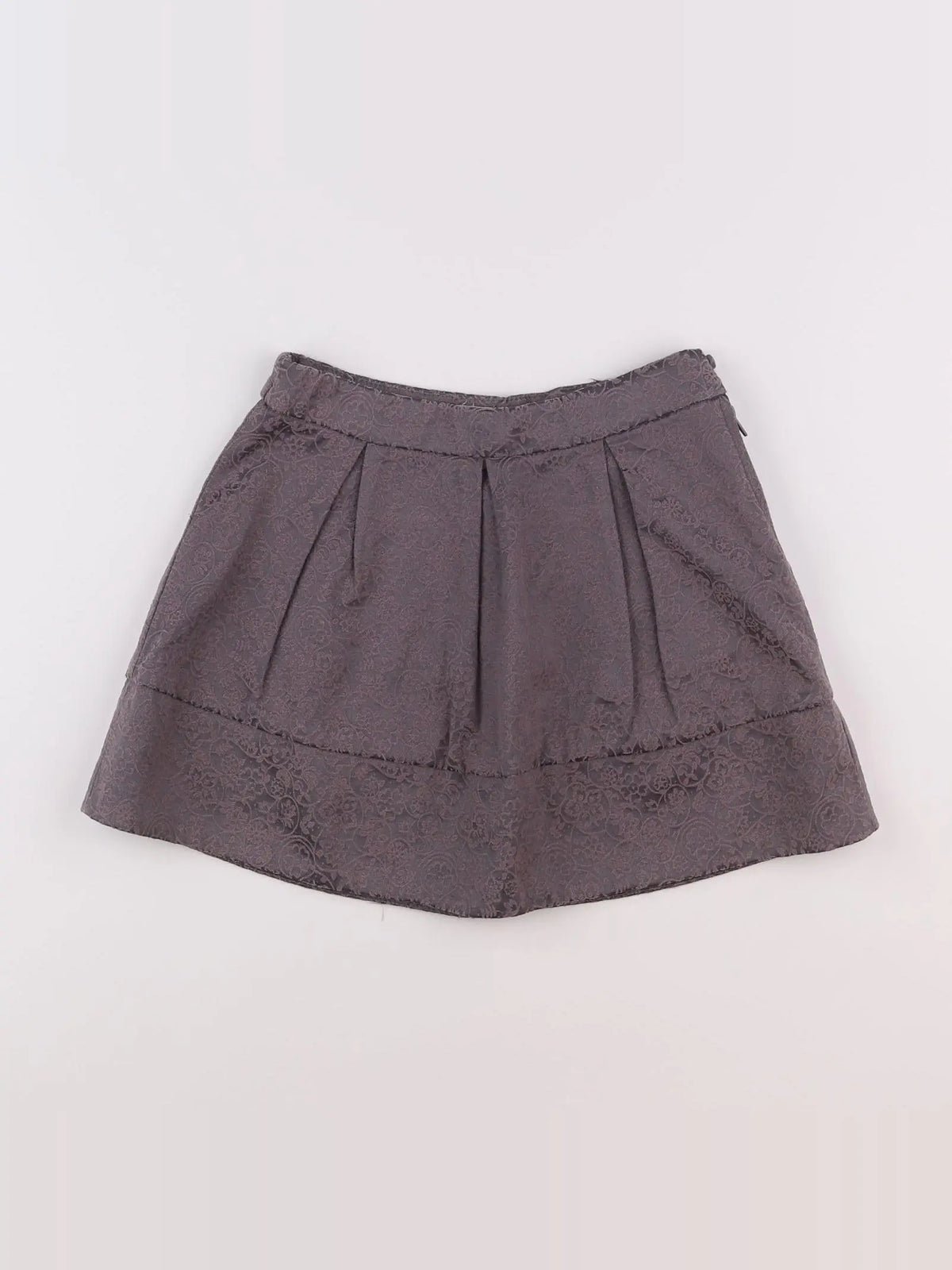 Vertbaudet - jupe taupe - 6 ans