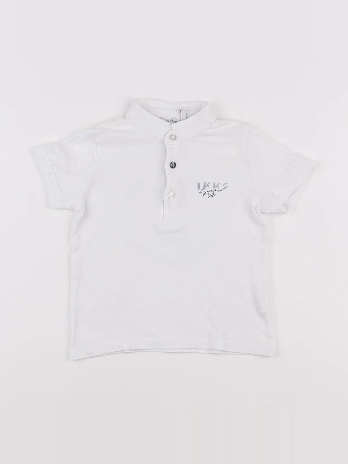 IKKS - polo blanc - 18 mois