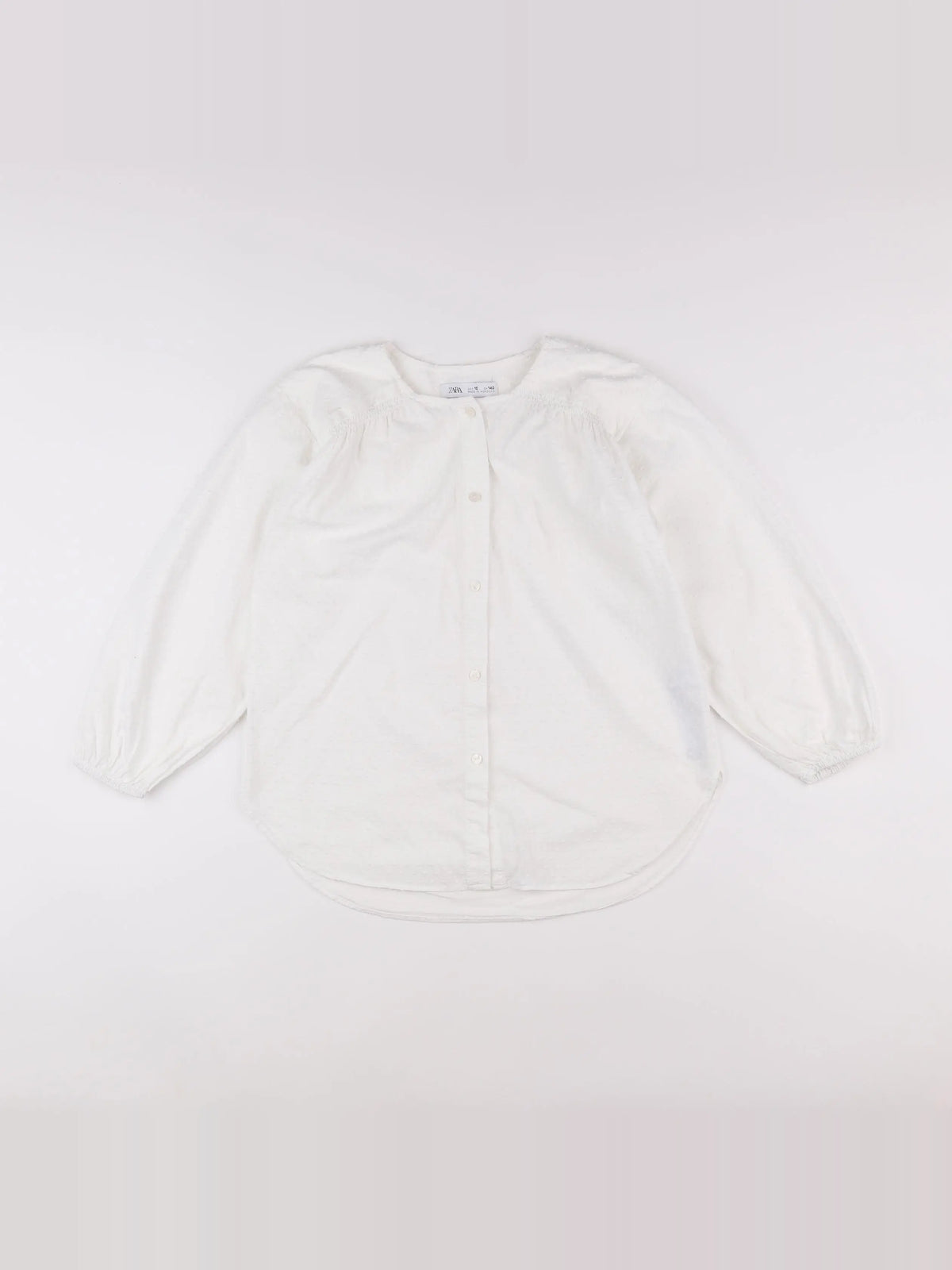 Zara - blouse blanc - 10 ans