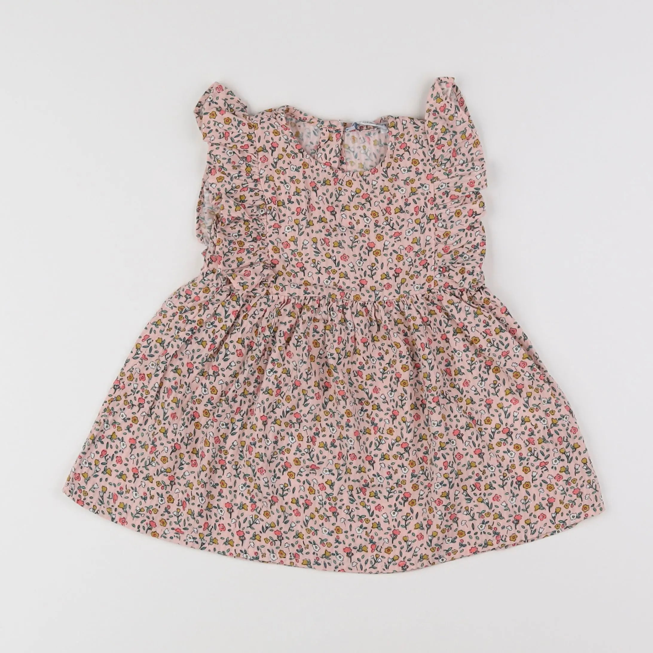 Vertbaudet - robe rose - 9 mois