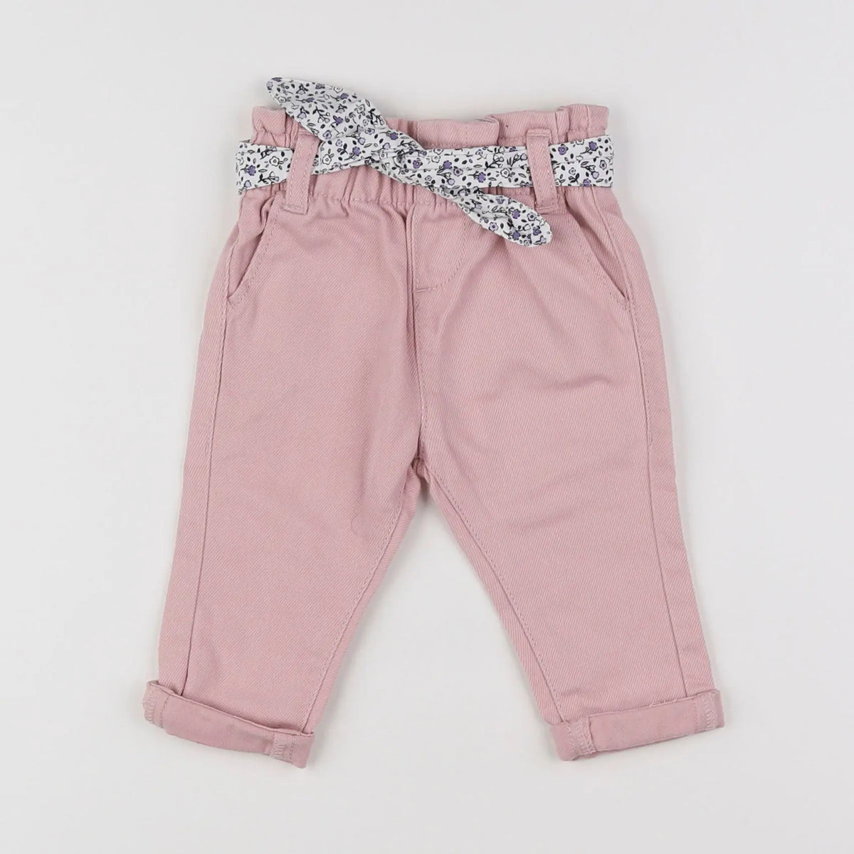 Vertbaudet - jean rose - 3 mois