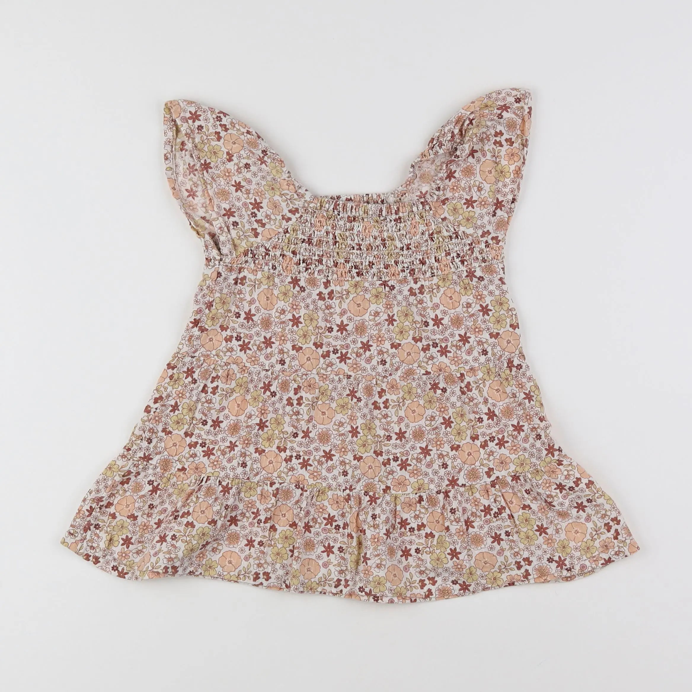 Vertbaudet - robe multicolore - 18 mois