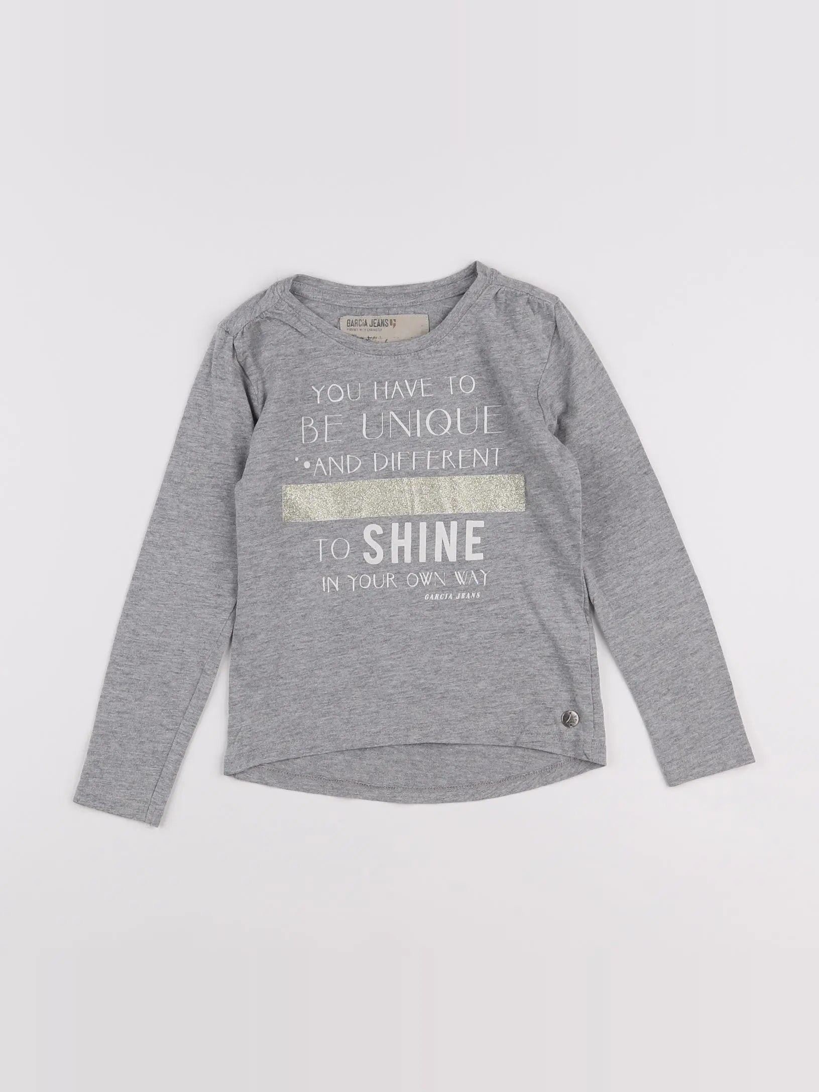 Garcia - tee-shirt gris - 4 ans