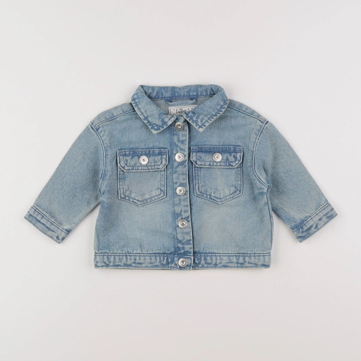 Vertbaudet - veste bleu - 6 mois