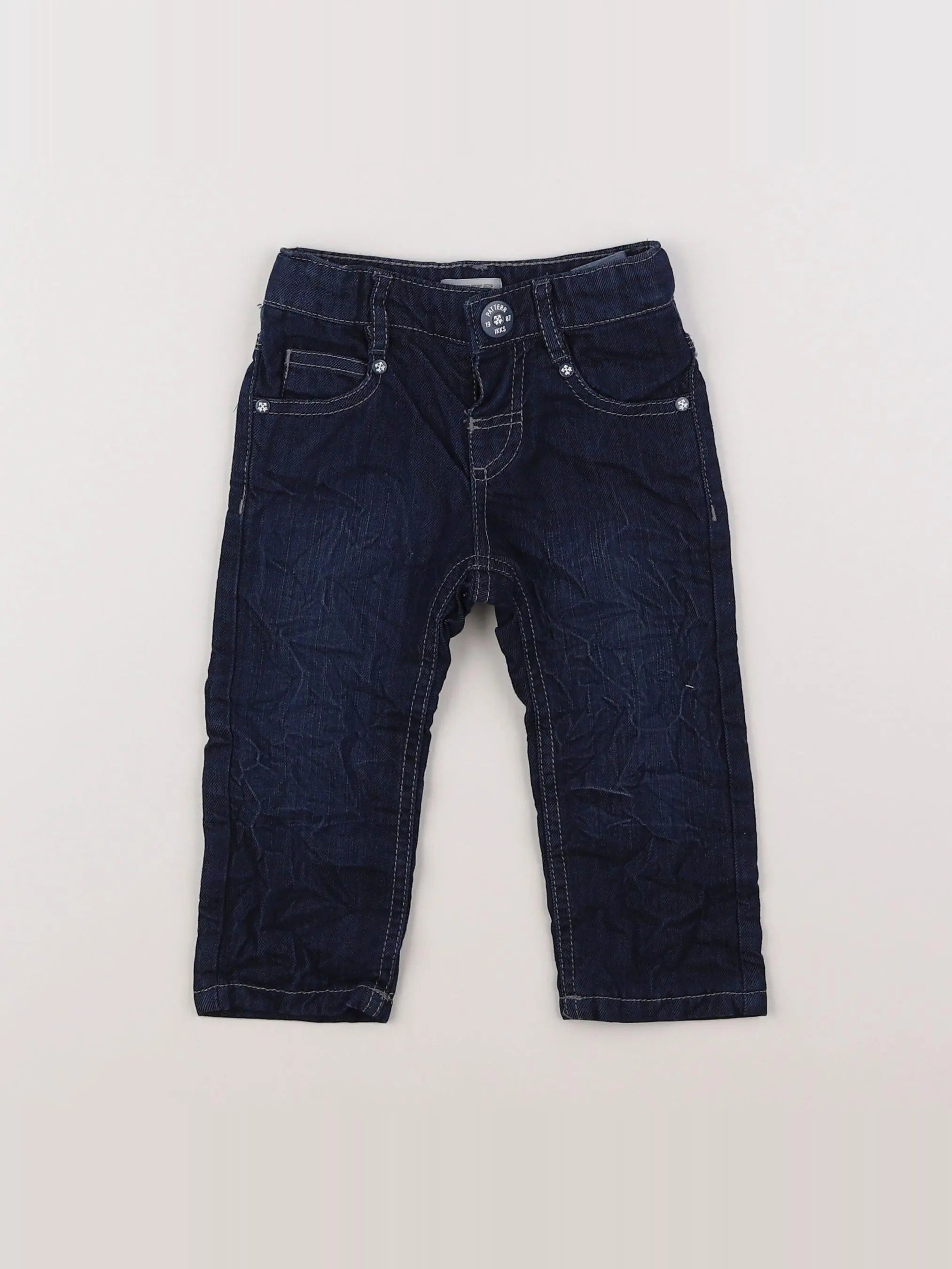IKKS - jean bleu - 12 mois